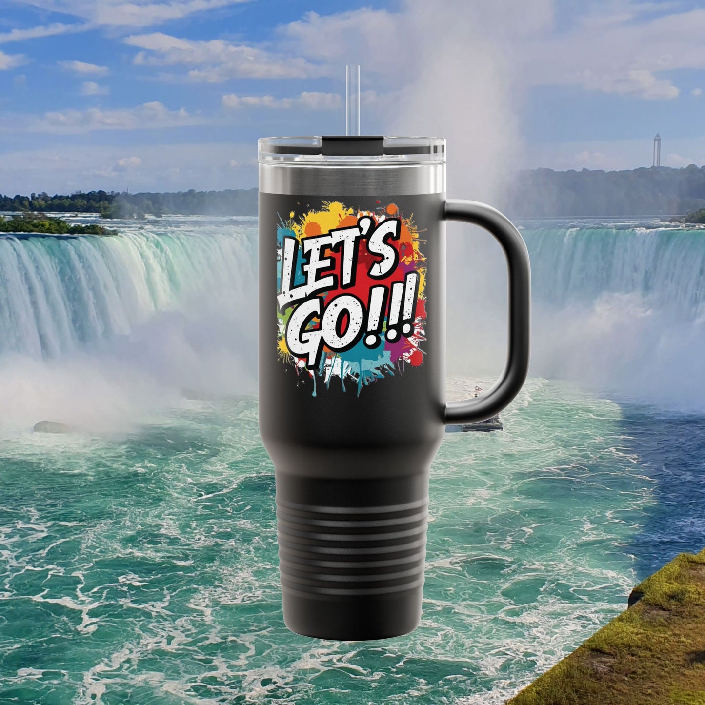 π₯ Vibrant π₯ Stylish π₯ Motivational π₯ Insulated π₯ Stainless Steel π₯ Travel Mug 40oz π₯ Let's Do This! π₯ Inspiring Print π₯ Hot or Cold π₯ Birthday Gift π₯ Holiday Gift π₯Graduation Gift π₯ Dishwasher Safe Top Rack π₯
