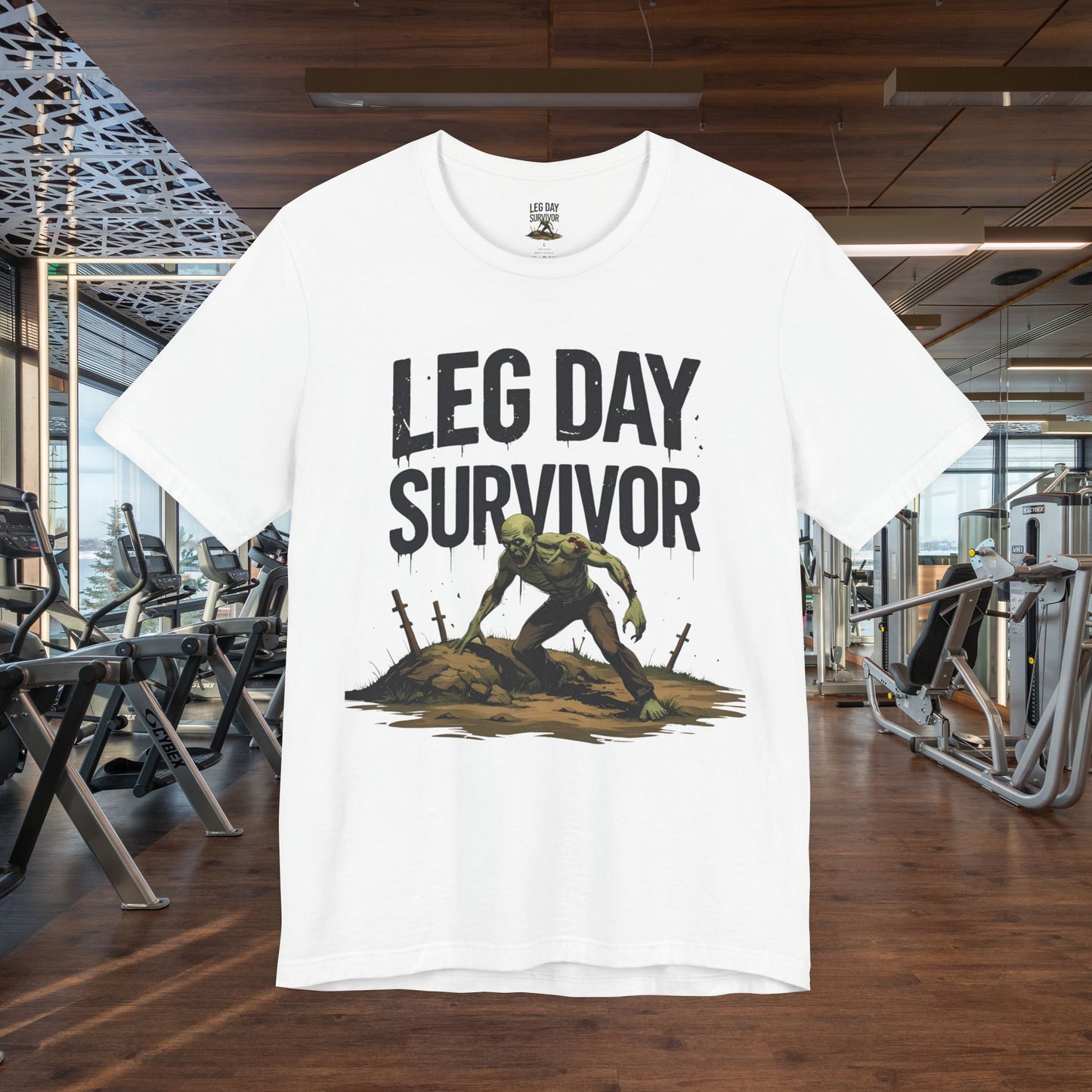Leg Day Survivor Tee, Fitness Shirt, Workout Apparel, Gym Gift, Unisex Graphic Tee