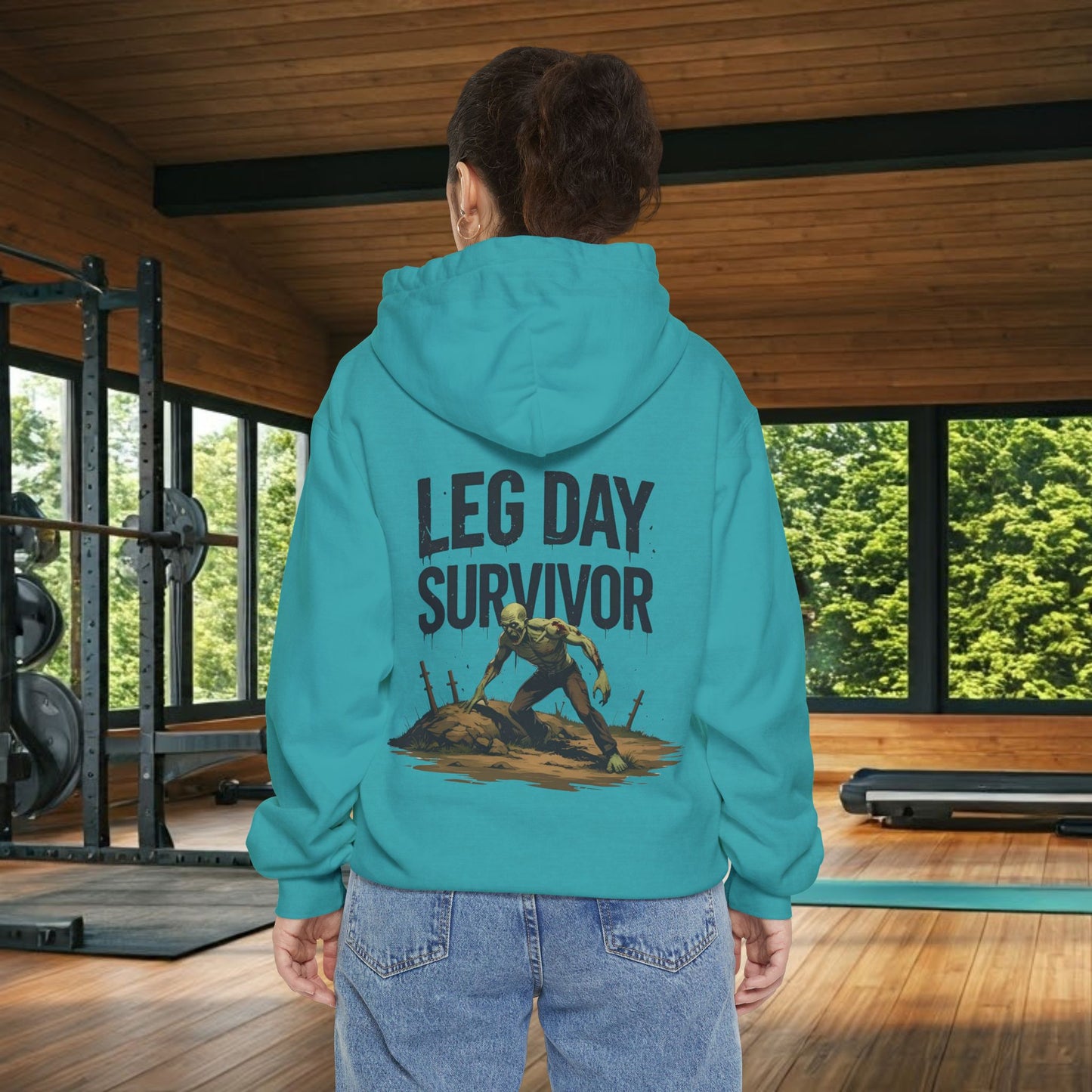 Leg Day Survivor Hoodie, Unisex Fitness Apparel, Gym Lover Gift, Workout Hoodie, Funny T-Shirt Alternative