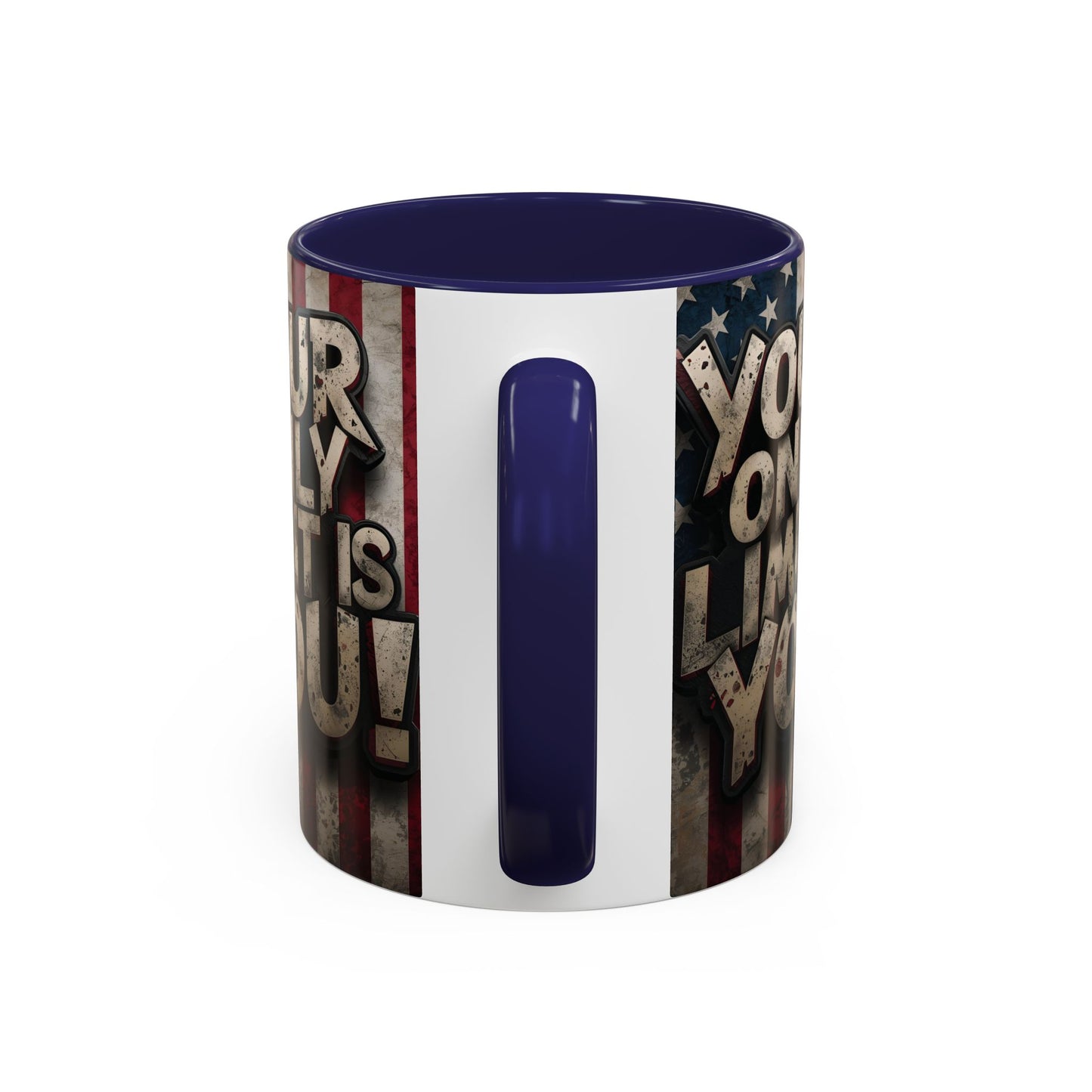 Patriotic Coffee Mug - Motivational Quote - Your Only Limit Is You!, - Perfect Gift for Veterans, Independence Day, Coffee Lovers, Inspirational Decor