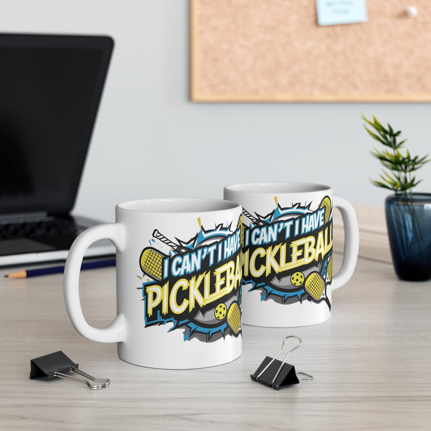 Pickleball Enthusiast White Ceramic Coffee Mug: I Can't, I Have Pickleball, Print Design, Gift For Her, Gift For Him, Sports Gift, Fun Coffee Cup, Pickleball Lover, Unique Present, Sporty Drinkware