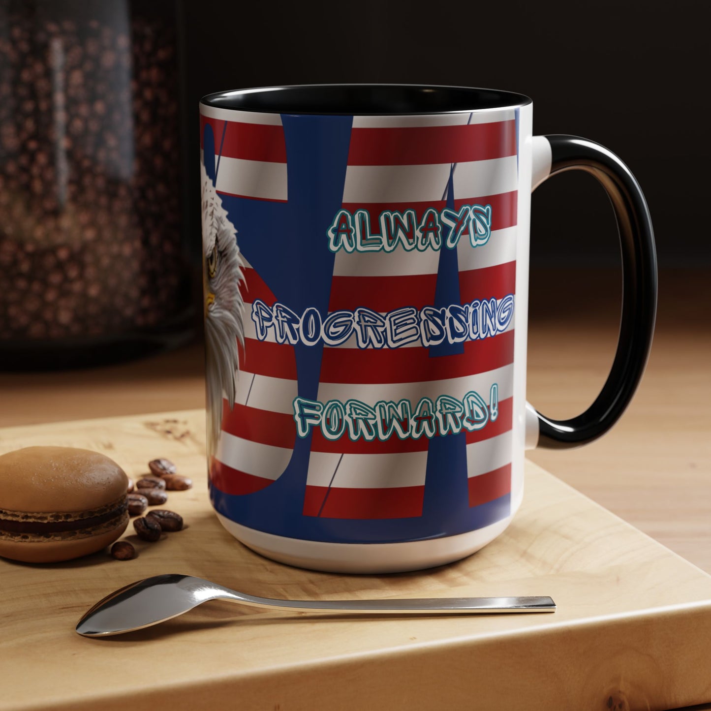 πΊπΈ Eye-Catching πΊπΈ Patriotic πΊπΈ Bald Eagle πΊπΈ Red White & Blue πΊπΈ USA πΊπΈ Accent Coffee Mug πΊπΈπΊπΈ 11oz & πΊπΈ 15oz πΊπΈ Sizes πΊπΈ 8 Color Options πΊπΈ Red πΊπΈ Black πΊπΈ Light Blue πΊπΈ Yellow πΊπΈ Orange πΊπΈ Navy πΊπΈ Pink πΊπΈ Purple