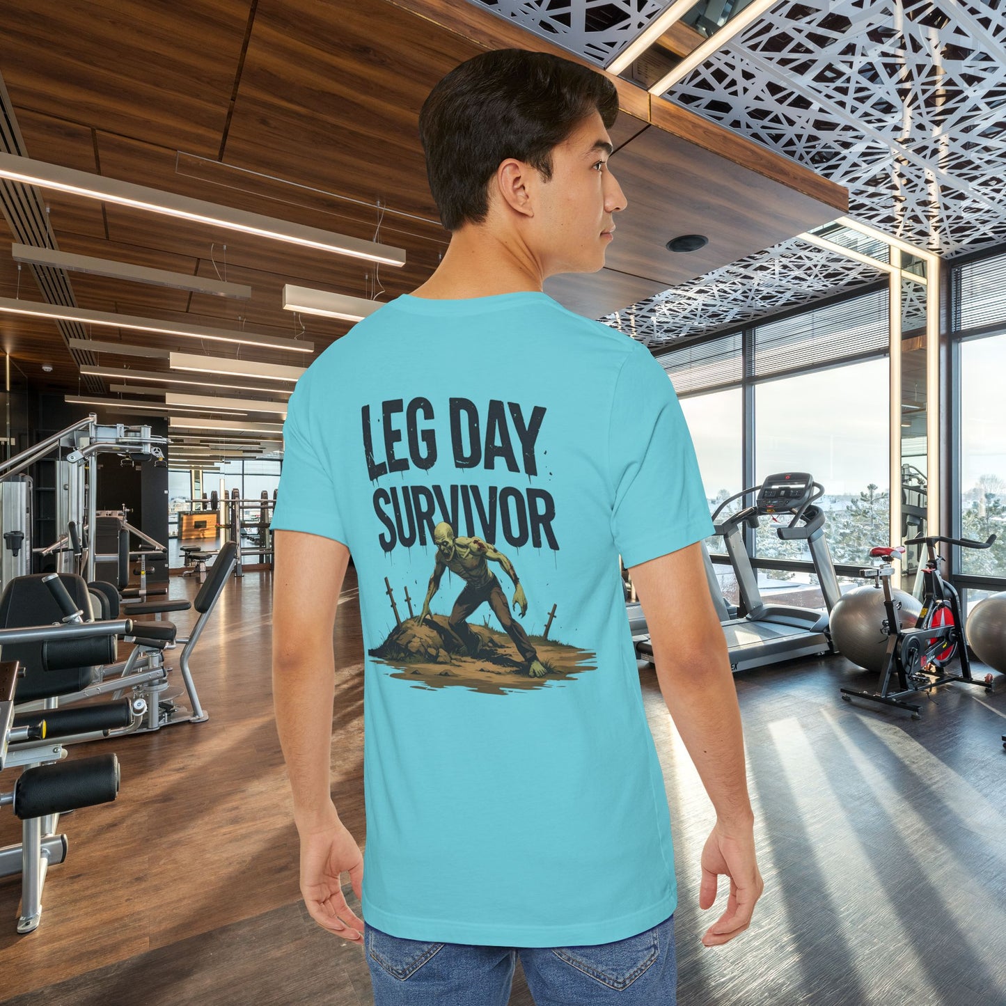 Leg Day Survivor Tee, Fitness Shirt, Workout Apparel, Gym Gift, Unisex Graphic Tee
