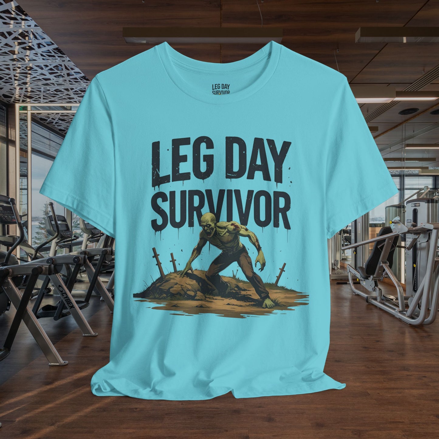 Leg Day Survivor Tee, Fitness Shirt, Workout Apparel, Gym Gift, Unisex Graphic Tee