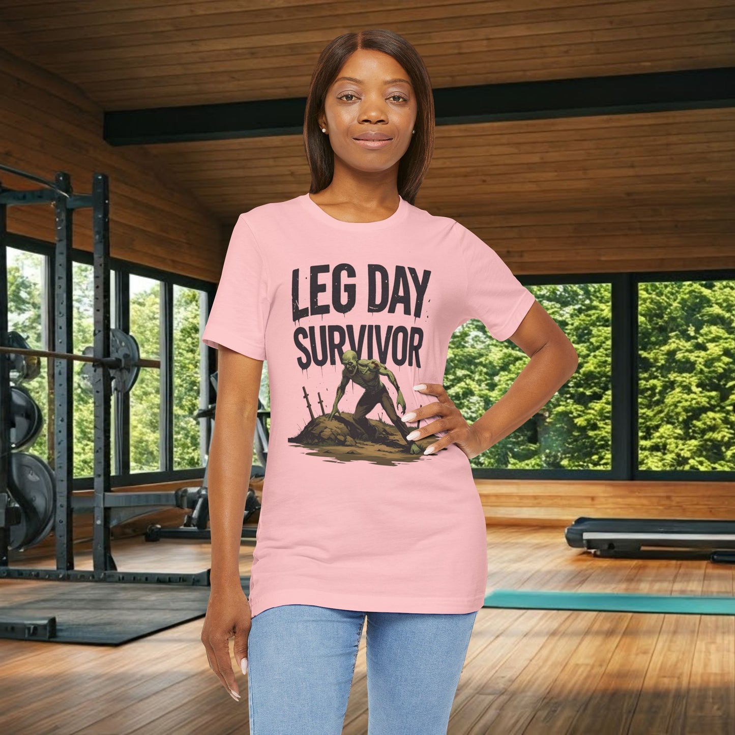 Leg Day Survivor Tee, Fitness Shirt, Workout Apparel, Gym Gift, Unisex Graphic Tee