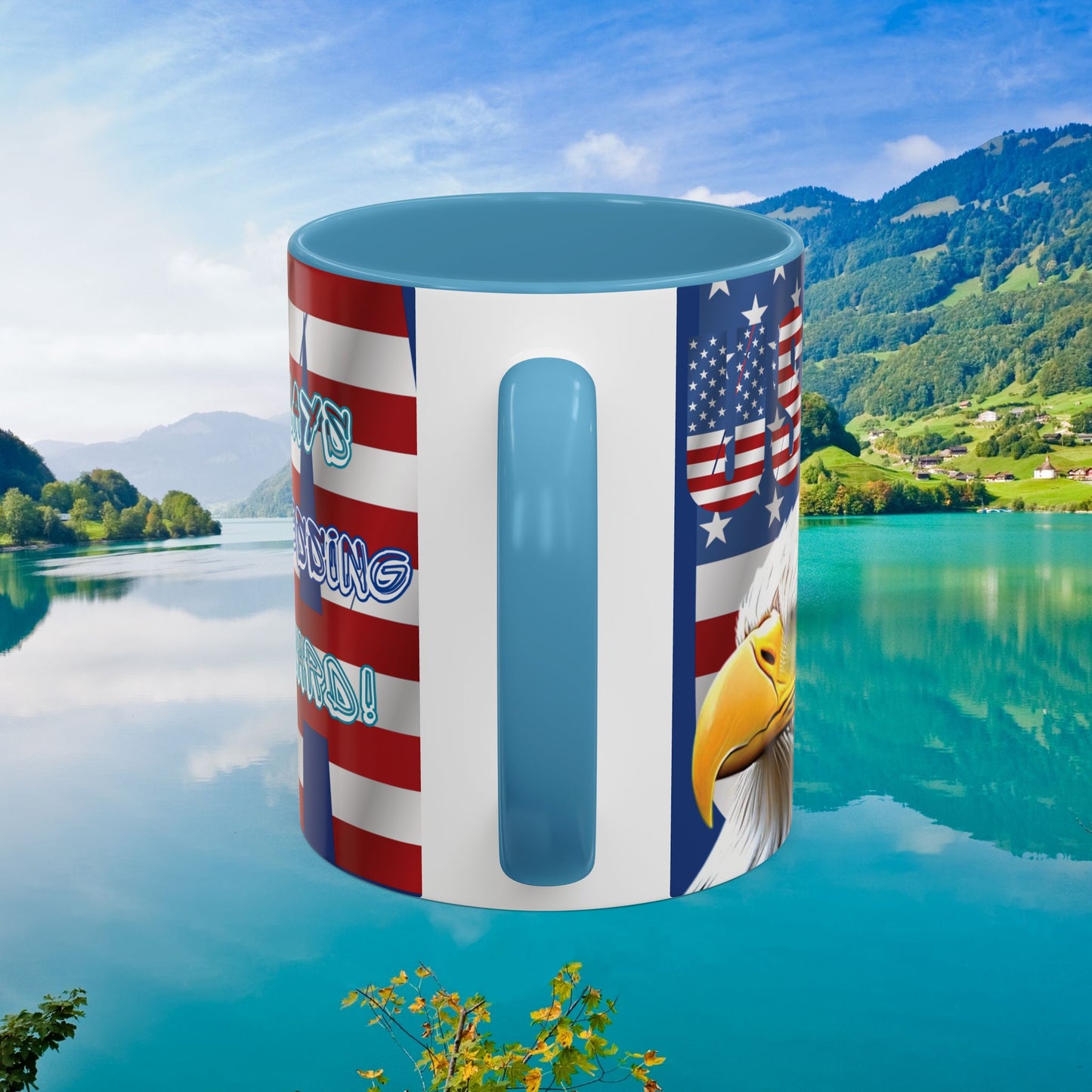 πΊπΈ Eye-Catching πΊπΈ Patriotic πΊπΈ Bald Eagle πΊπΈ Red White & Blue πΊπΈ USA πΊπΈ Accent Coffee Mug πΊπΈπΊπΈ 11oz & πΊπΈ 15oz πΊπΈ Sizes πΊπΈ 8 Color Options πΊπΈ Red πΊπΈ Black πΊπΈ Light Blue πΊπΈ Yellow πΊπΈ Orange πΊπΈ Navy πΊπΈ Pink πΊπΈ Purple