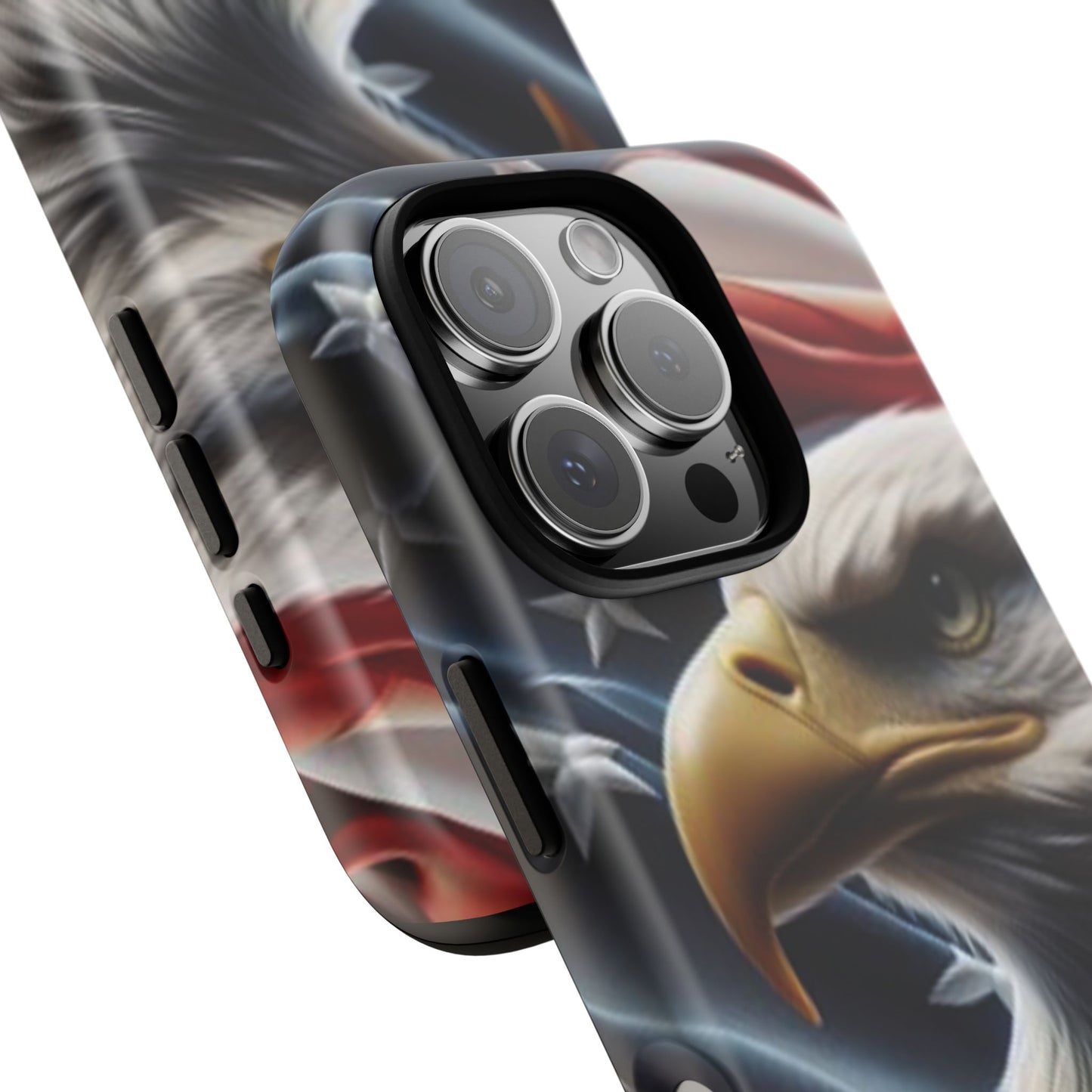 Patriotic Eagle Phone Case | Tough Cases for Nature Lovers, Gift for Veterans, Independence Day, Memorial Day