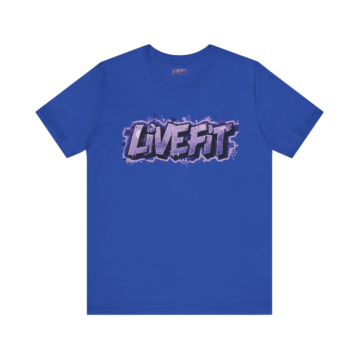 Live Fit Unisex Tee - Fitness Shirt - Motivational Graphic Tee - Workout Apparel - Casual Wear - Gift for Gym Lovers - Active Lifestyle -