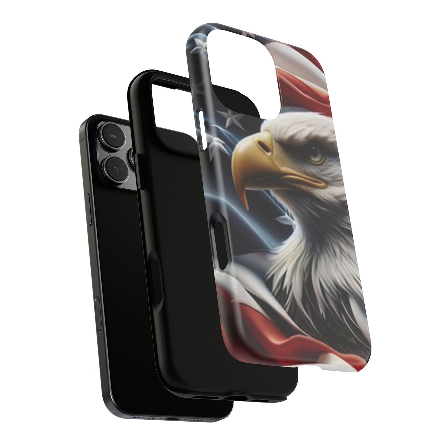 Patriotic Eagle Phone Case | Tough Cases for Nature Lovers, Gift for Veterans, Independence Day, Memorial Day