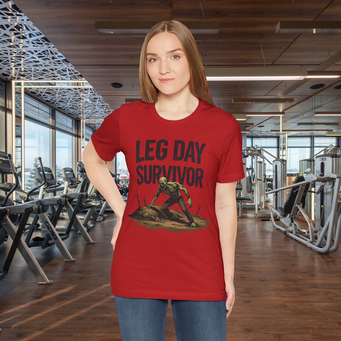 Leg Day Survivor Tee, Fitness Shirt, Workout Apparel, Gym Gift, Unisex Graphic Tee