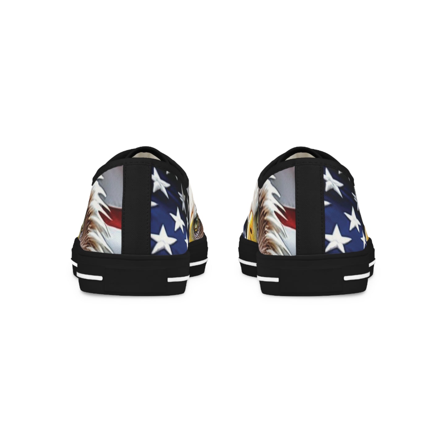 Unisex Sneakers - USA American Flag Patriotic Bald Eagle Design