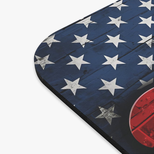 Patriotic Mouse Pad - "Stronger Than Yesterday" | Desk Accessories, Gift for Veterans, Office Decor, USA Pride, Motivational Workstation