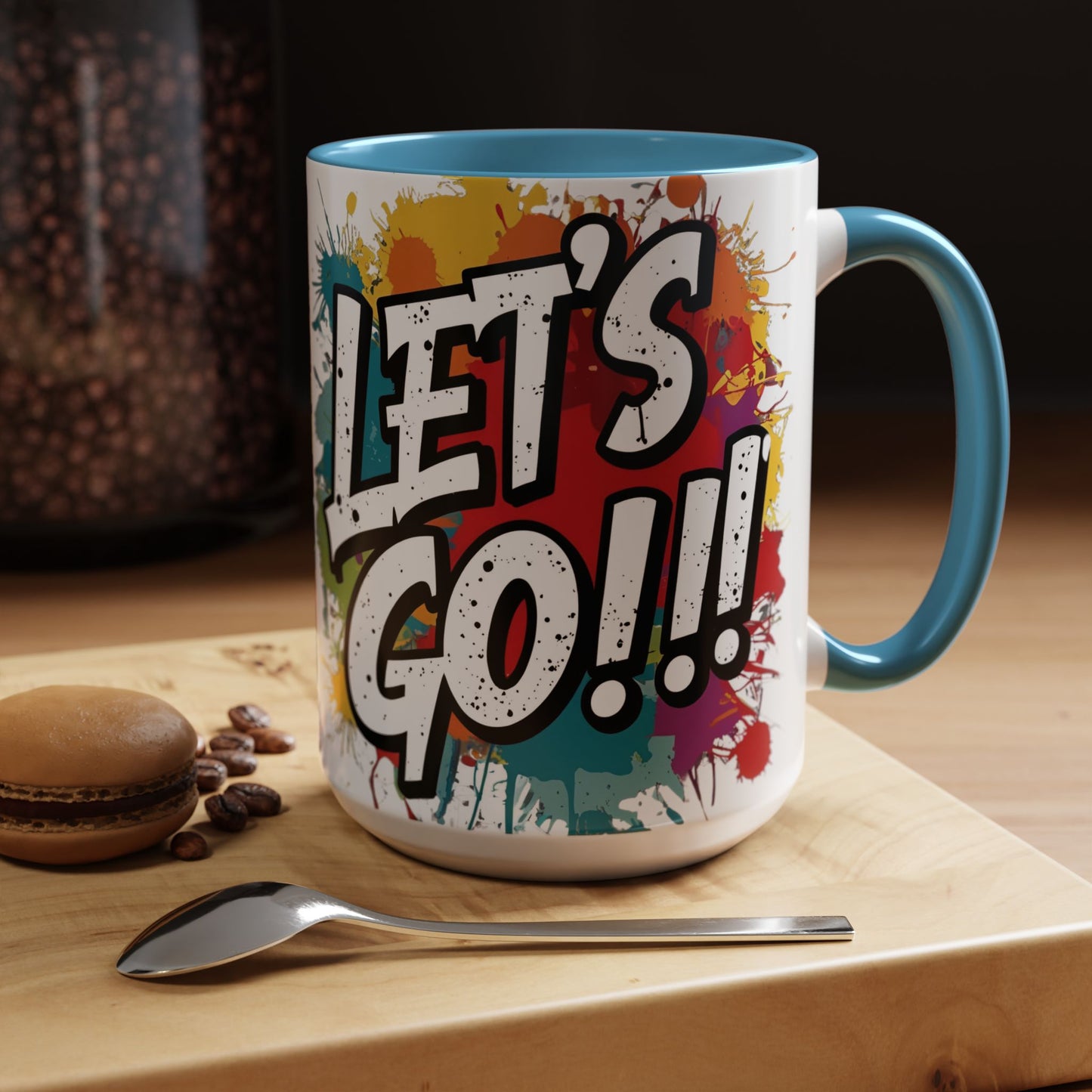 💥Vibrant 💥 Motivational 💥 Ceramic 💥 Coffee Mug 💥 Let's Go! 💥 Never or Now💥 Sizes 11oz 15oz💥 8 Different Colors To Choose From💥