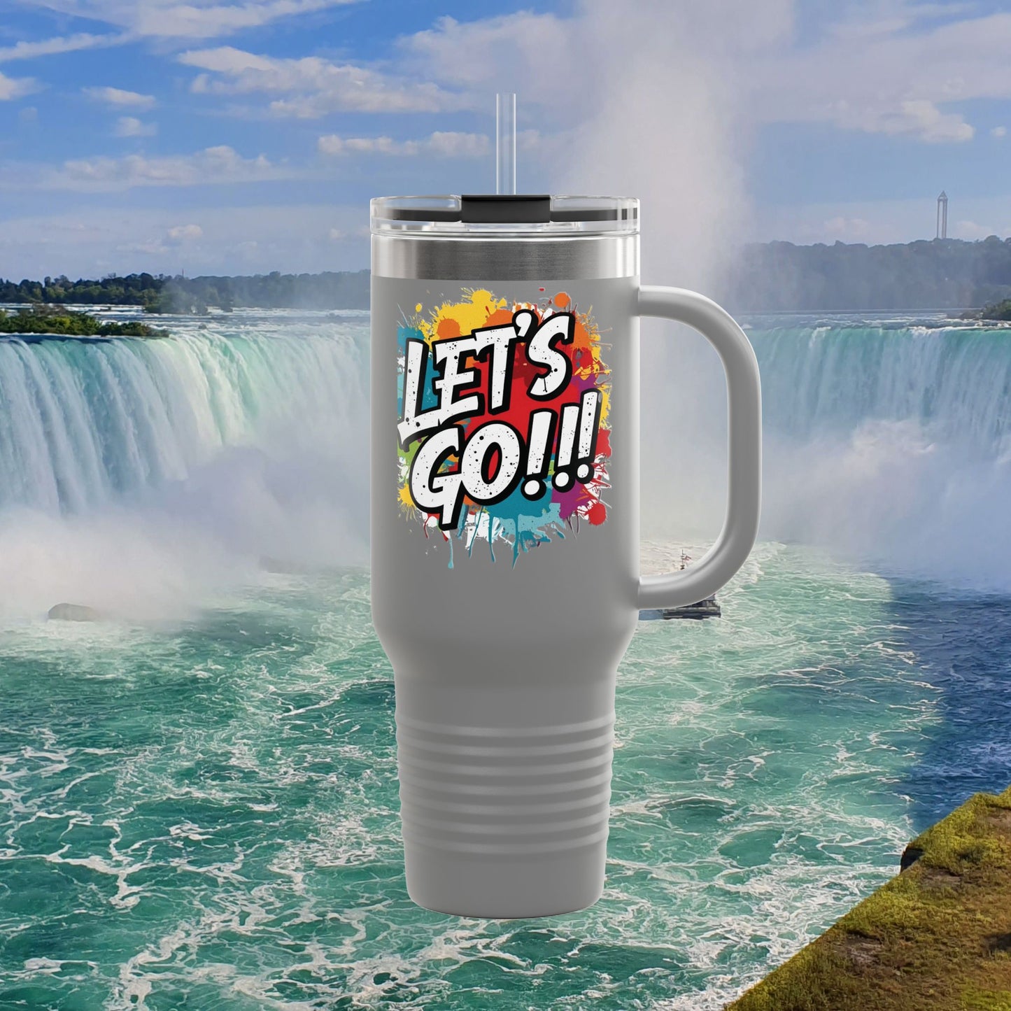 π₯ Vibrant π₯ Stylish π₯ Motivational π₯ Insulated π₯ Stainless Steel π₯ Travel Mug 40oz π₯ Let's Do This! π₯ Inspiring Print π₯ Hot or Cold π₯ Birthday Gift π₯ Holiday Gift π₯Graduation Gift π₯ Dishwasher Safe Top Rack π₯