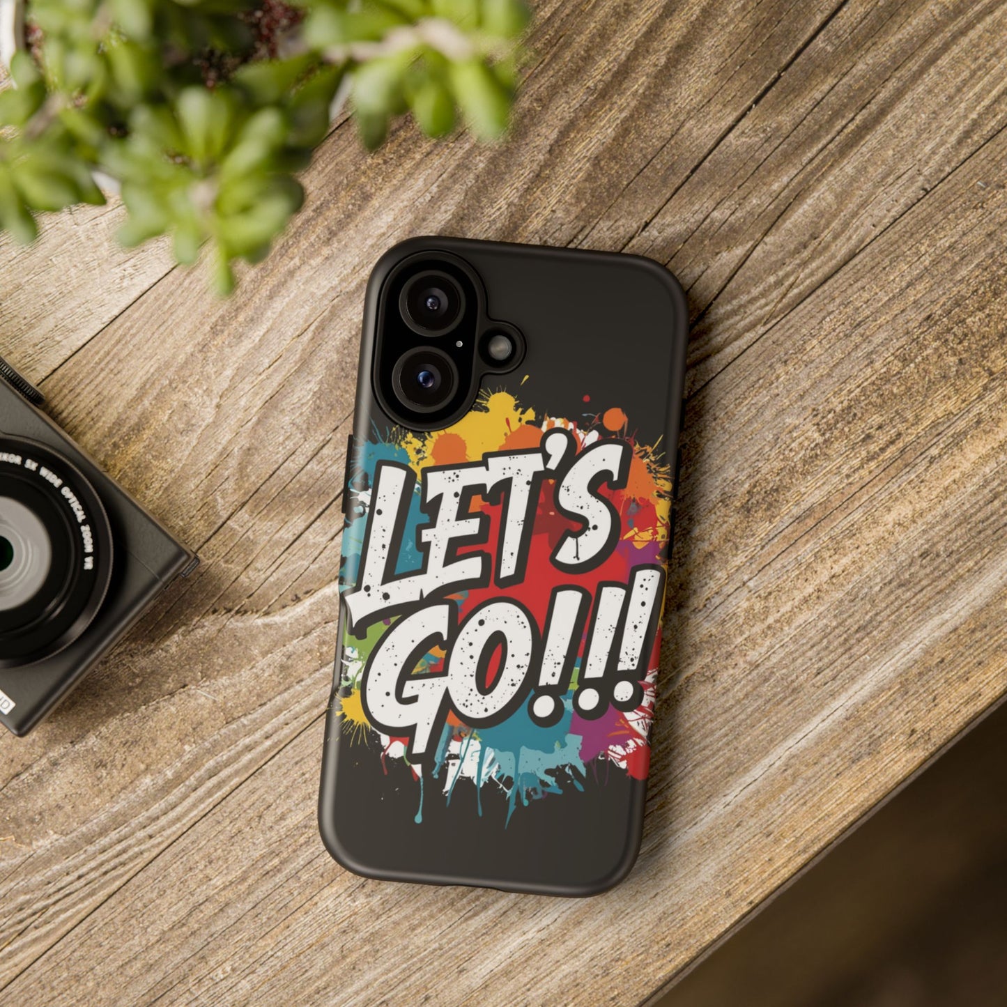 π₯Phone Case π₯ Colorful π₯ Let's Go! π₯ Tough Phone Case π₯ Vibrant Design π₯ iPhones 15 & 16 π₯ Birthday Gift π₯