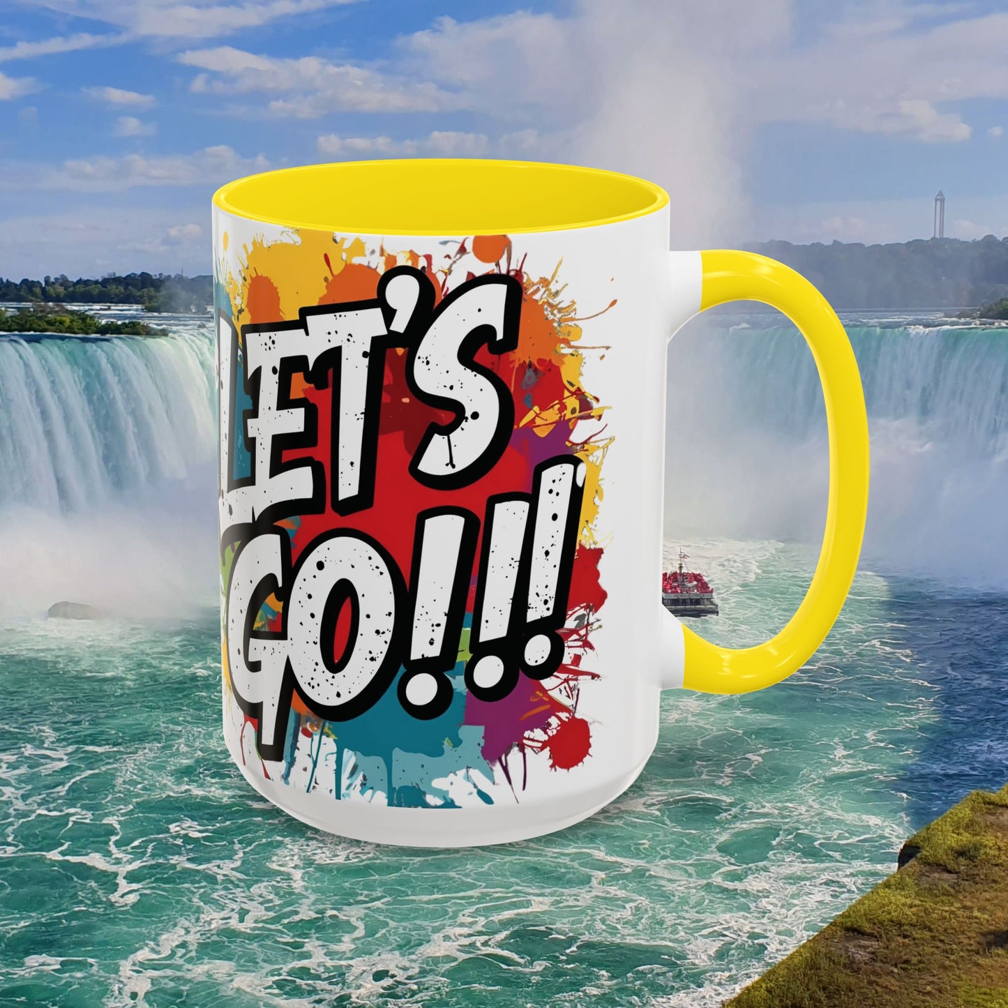 💥Vibrant 💥 Motivational 💥 Ceramic 💥 Coffee Mug 💥 Let's Go! 💥 Never or Now💥 Sizes 11oz 15oz💥 8 Different Colors To Choose From💥