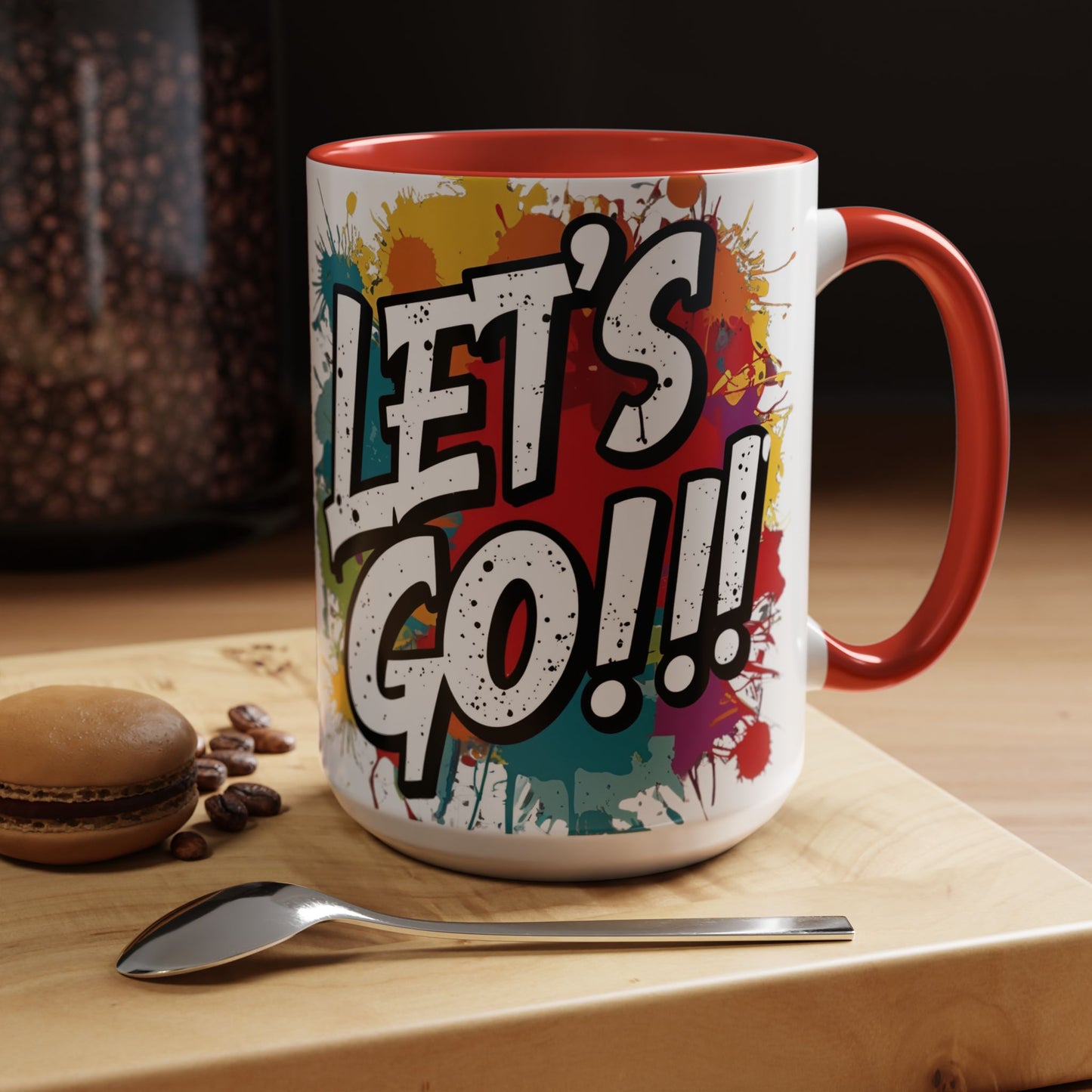 💥Vibrant 💥 Motivational 💥 Ceramic 💥 Coffee Mug 💥 Let's Go! 💥 Never or Now💥 Sizes 11oz 15oz💥 8 Different Colors To Choose From💥