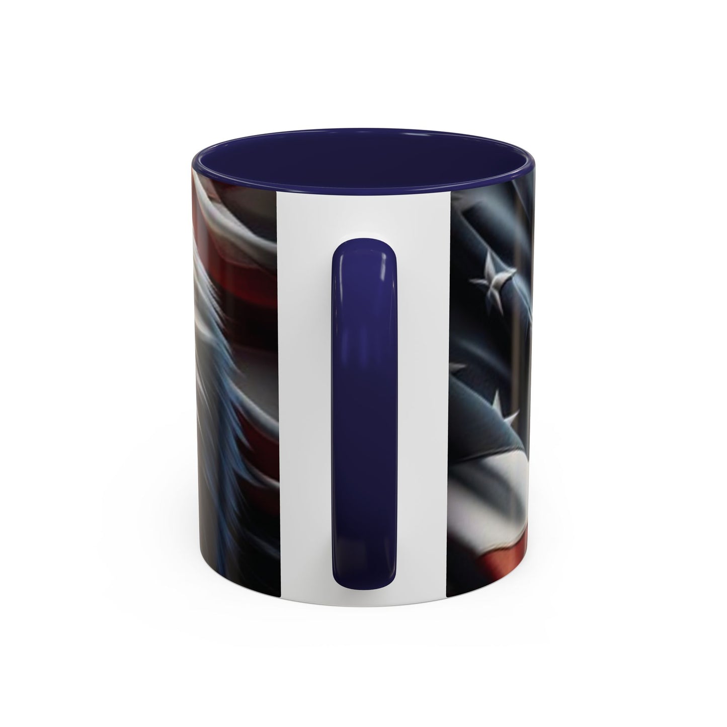 Patriotic Eagle Coffee Mug, 11oz & 15oz, US Flag Mug, Gift for Veterans, Independence Day Decor, Americana Drinkware