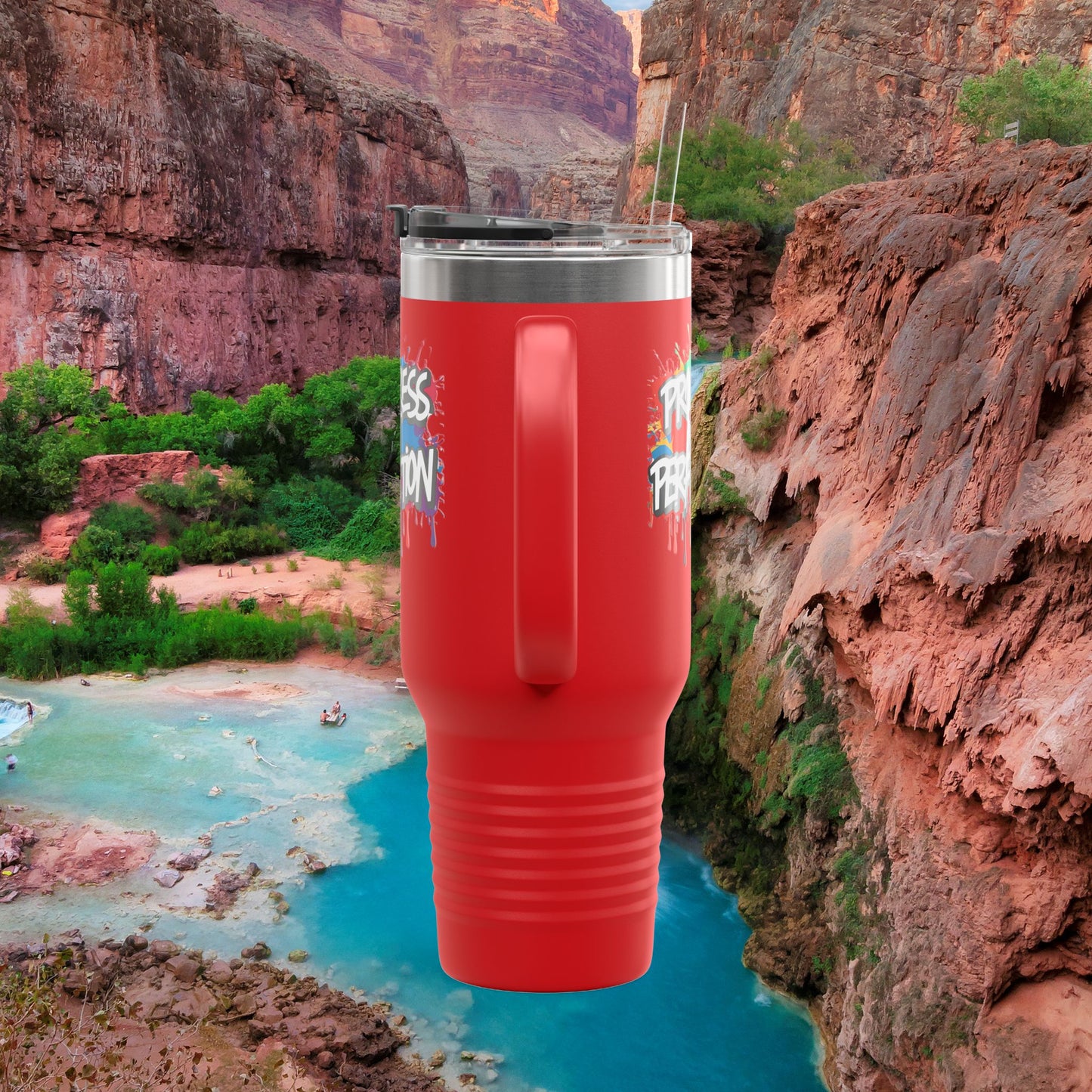💥Inspirational 💥 Vibrant 💥 Durable 💥 Stainless Steel 💥 Insulated 💥 Travel Mug-Tumbler 💥 40oz 💥 Leak-Proof Lid 💥 8 Different Colors To Choose From 💥 Motivation On The Move 💥