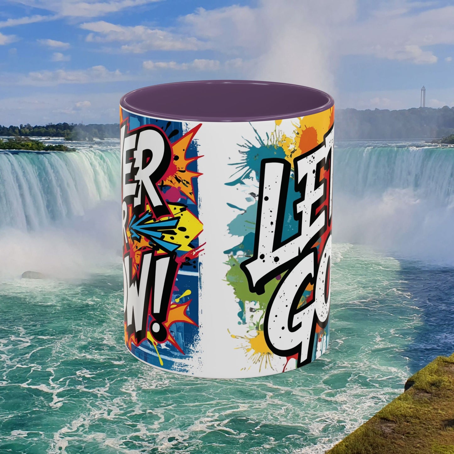 💥Vibrant 💥 Motivational 💥 Ceramic 💥 Coffee Mug 💥 Let's Go! 💥 Never or Now💥 Sizes 11oz 15oz💥 8 Different Colors To Choose From💥