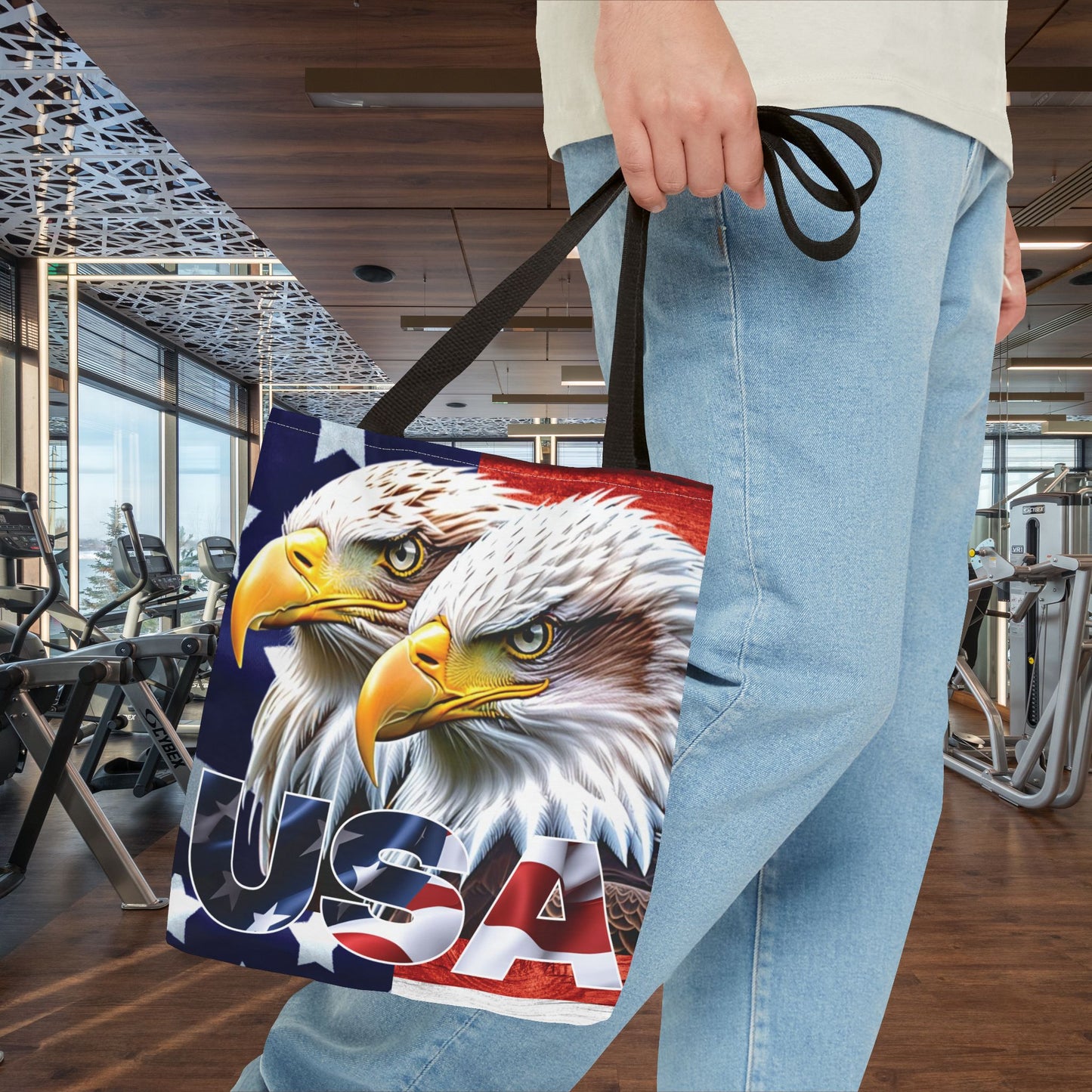 ๐บ๐ธ Patriotic ๐บ๐ธ USA ๐บ๐ธ Bald Eagles ๐บ๐ธ Tote Bag ๐บ๐ธ All Over Print ๐บ๐ธ American Flag Design ๐บ๐ธ Five Different Handle Colors ๐บ๐ธ Red ๐บ๐ธ Navy ๐บ๐ธ Black ๐บ๐ธ Beige ๐บ๐ธ White