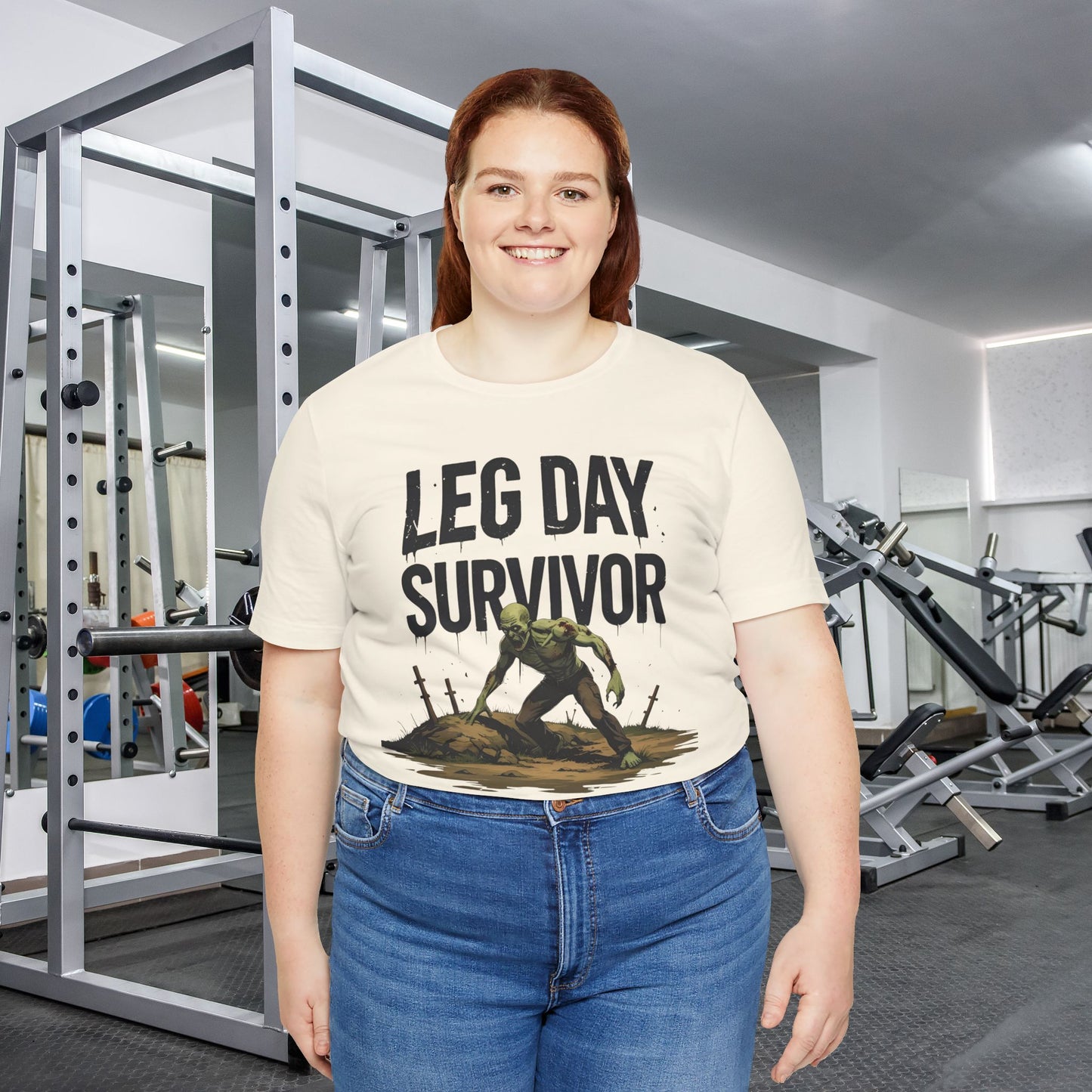 Leg Day Survivor Tee, Fitness Shirt, Workout Apparel, Gym Gift, Unisex Graphic Tee