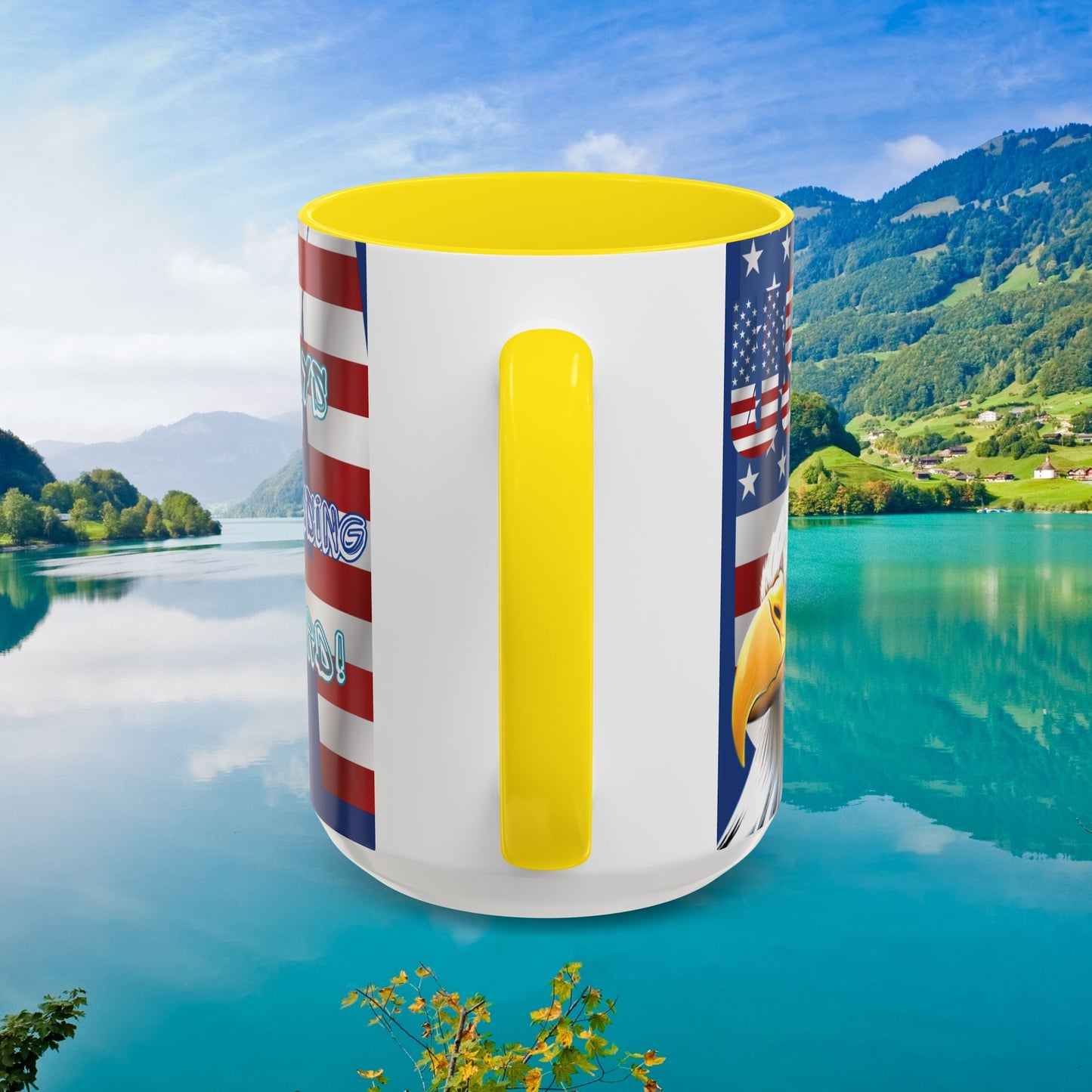 πΊπΈ Eye-Catching πΊπΈ Patriotic πΊπΈ Bald Eagle πΊπΈ Red White & Blue πΊπΈ USA πΊπΈ Accent Coffee Mug πΊπΈπΊπΈ 11oz & πΊπΈ 15oz πΊπΈ Sizes πΊπΈ 8 Color Options πΊπΈ Red πΊπΈ Black πΊπΈ Light Blue πΊπΈ Yellow πΊπΈ Orange πΊπΈ Navy πΊπΈ Pink πΊπΈ Purple