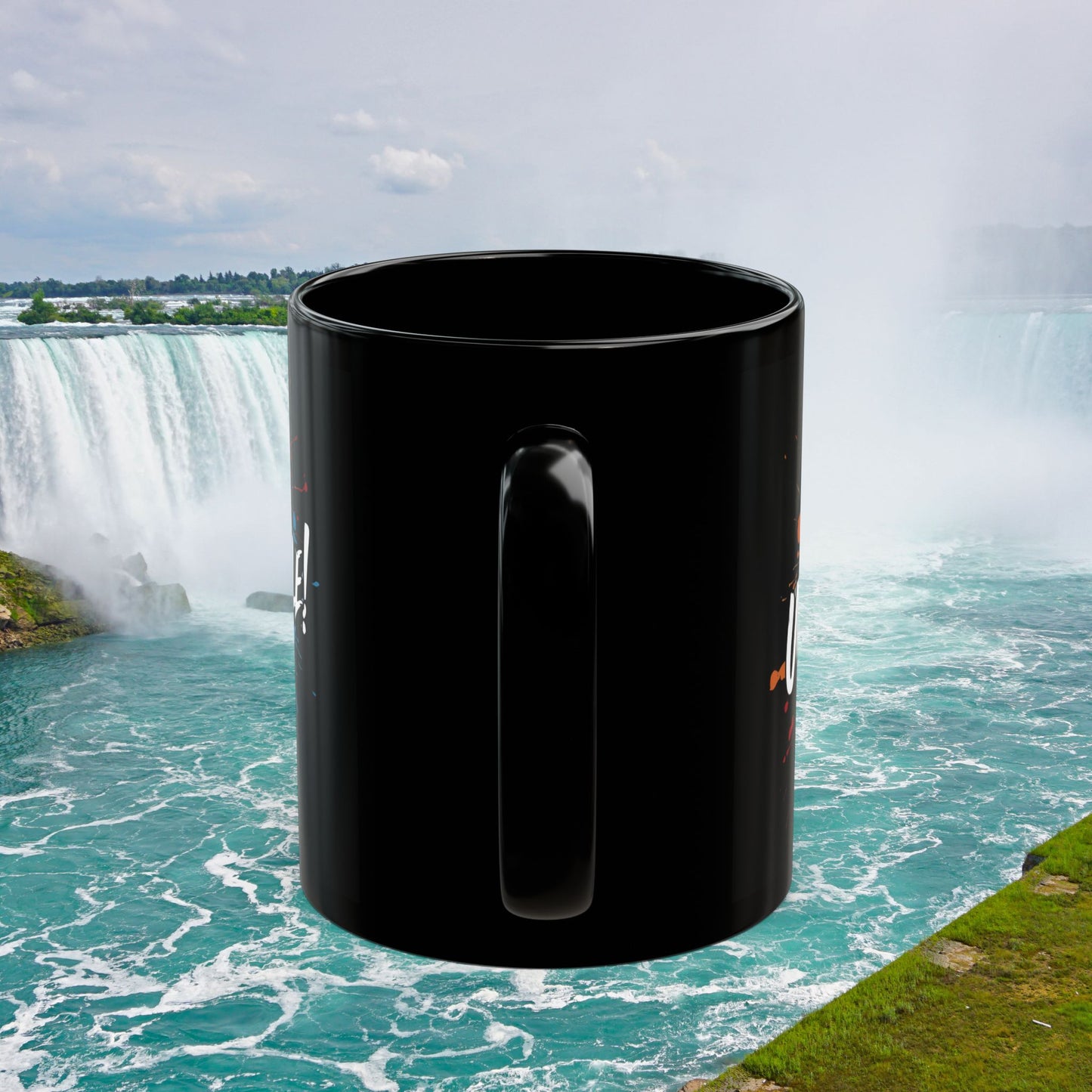 💥Unstoppable! Print 💥 Black Glossy Ceramic 11oz Coffee Mug 💥Birthday Gift 💥