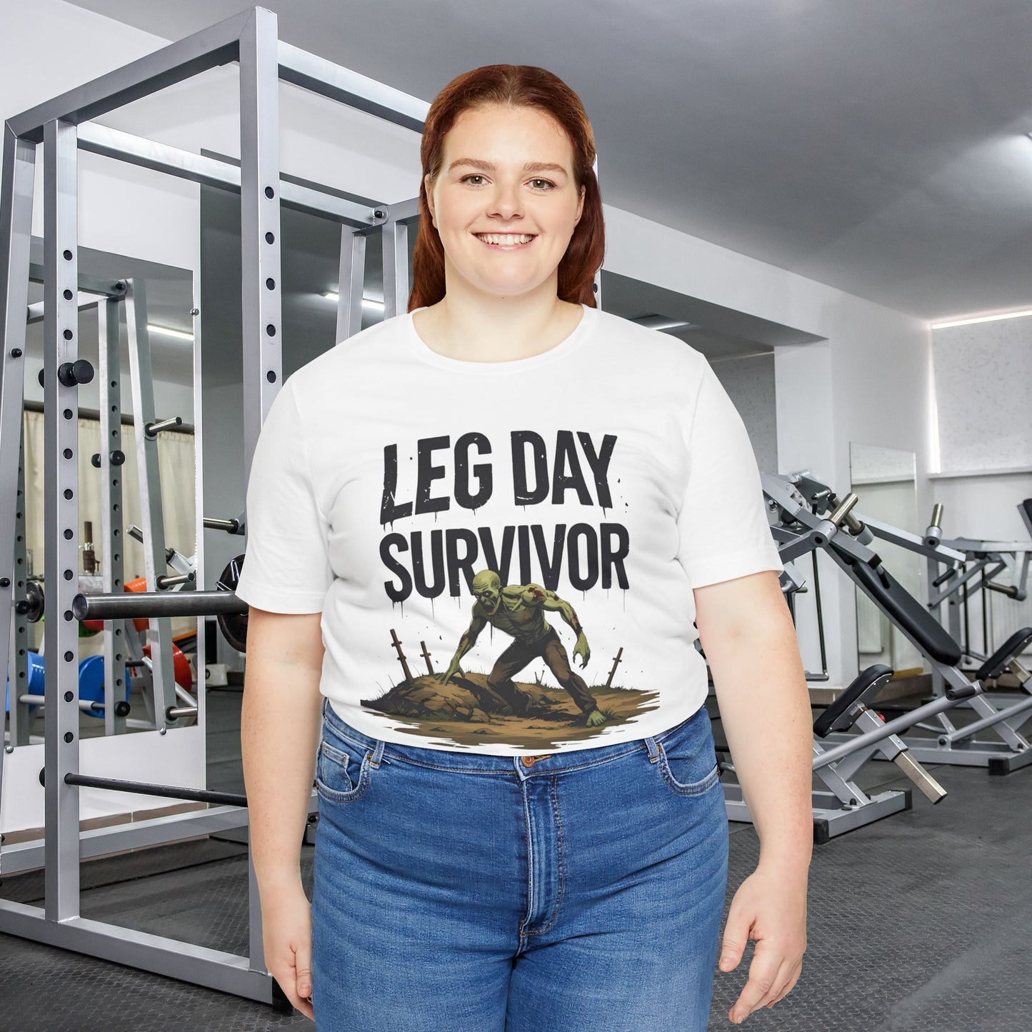 Leg Day Survivor Tee, Fitness Shirt, Workout Apparel, Gym Gift, Unisex Graphic Tee