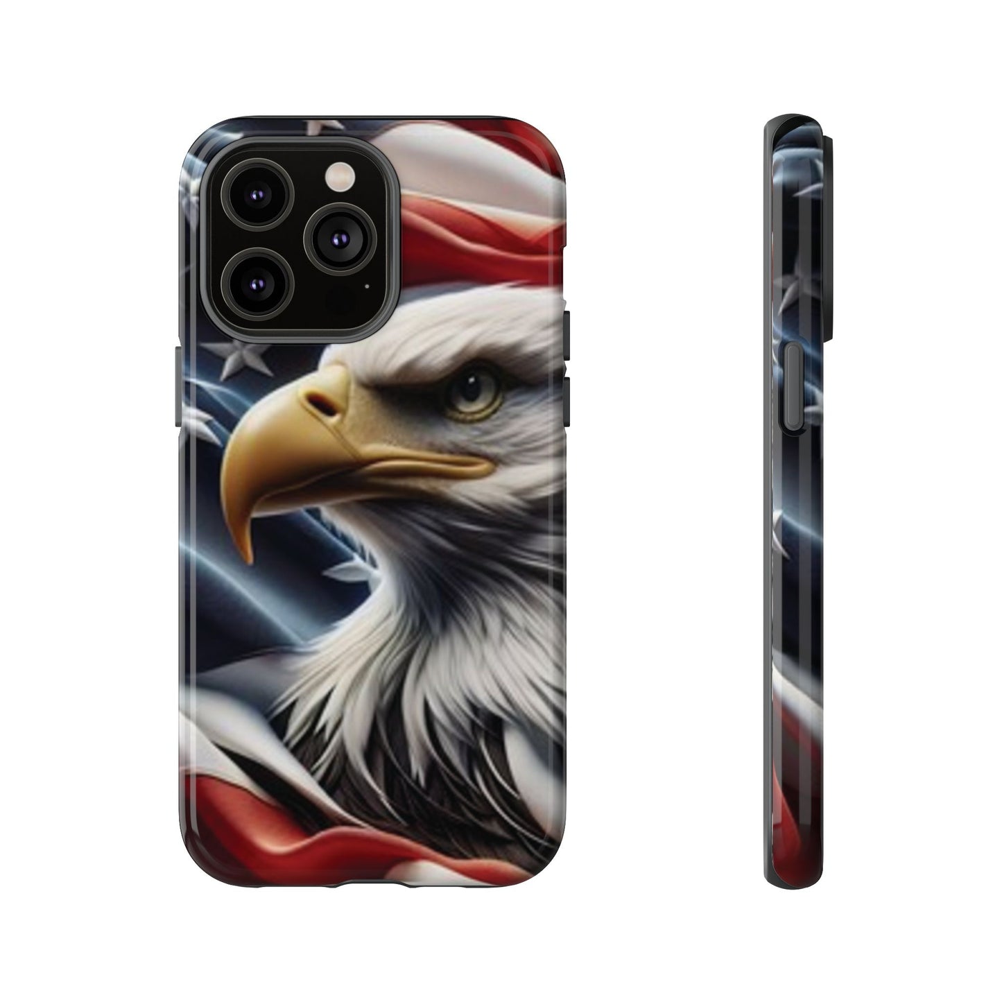 Patriotic Eagle Phone Case | Tough Cases for Nature Lovers, Gift for Veterans, Independence Day, Memorial Day