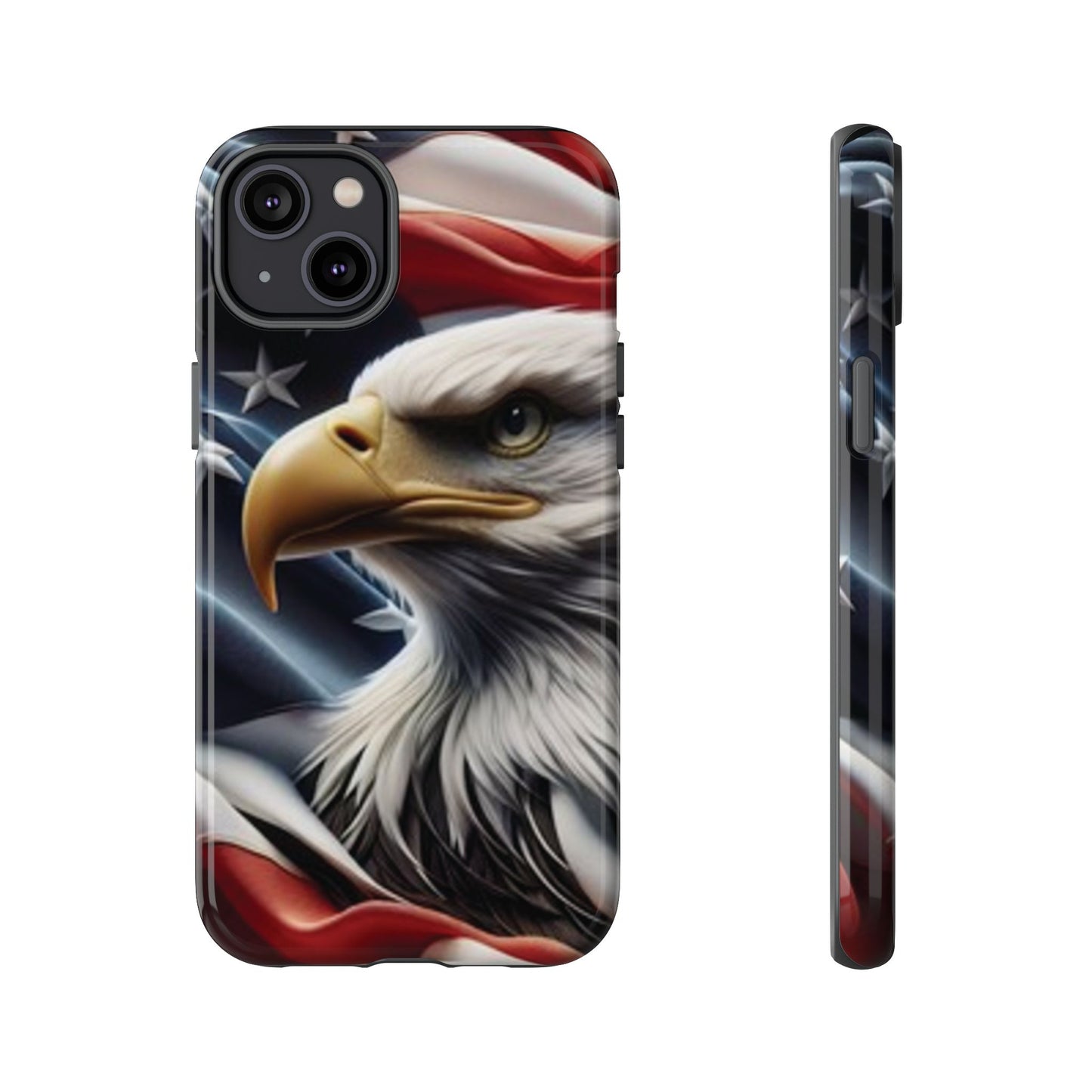 Patriotic Eagle Phone Case | Tough Cases for Nature Lovers, Gift for Veterans, Independence Day, Memorial Day