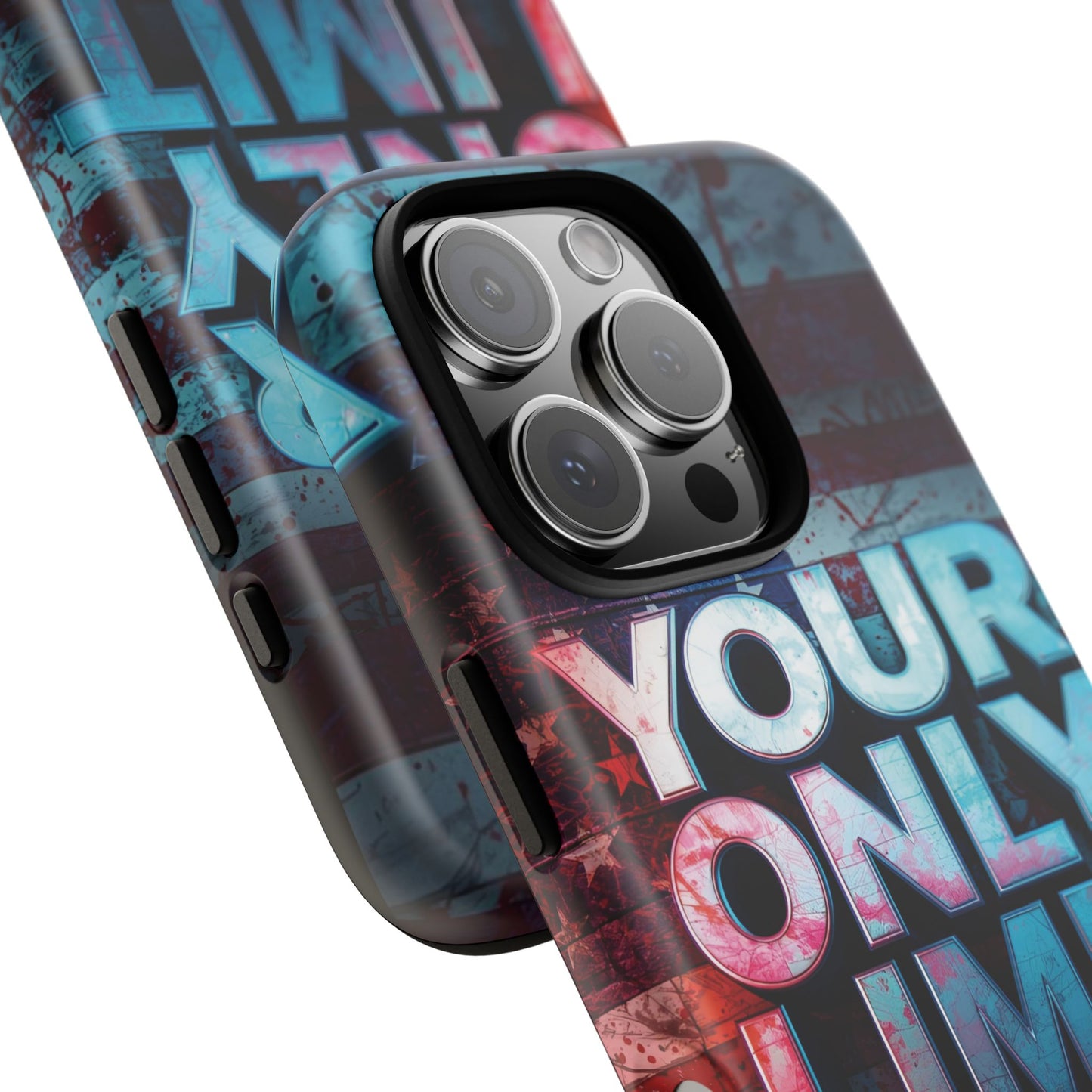 Tough Cases Phone Case -Your Only Limit Is You! Motivational Design, Inspirational Gift, Customizable Cover, USA Flag, Adventure Vibes