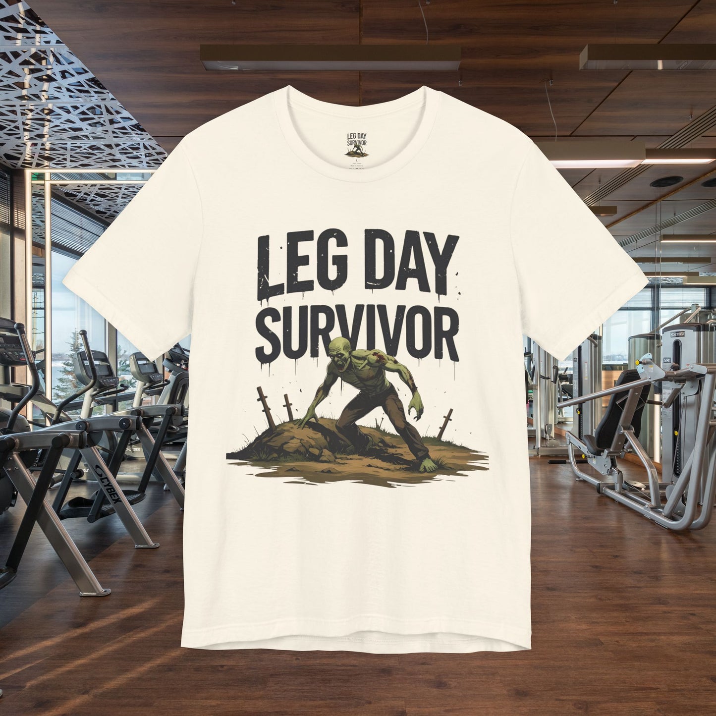 Leg Day Survivor Tee, Fitness Shirt, Workout Apparel, Gym Gift, Unisex Graphic Tee