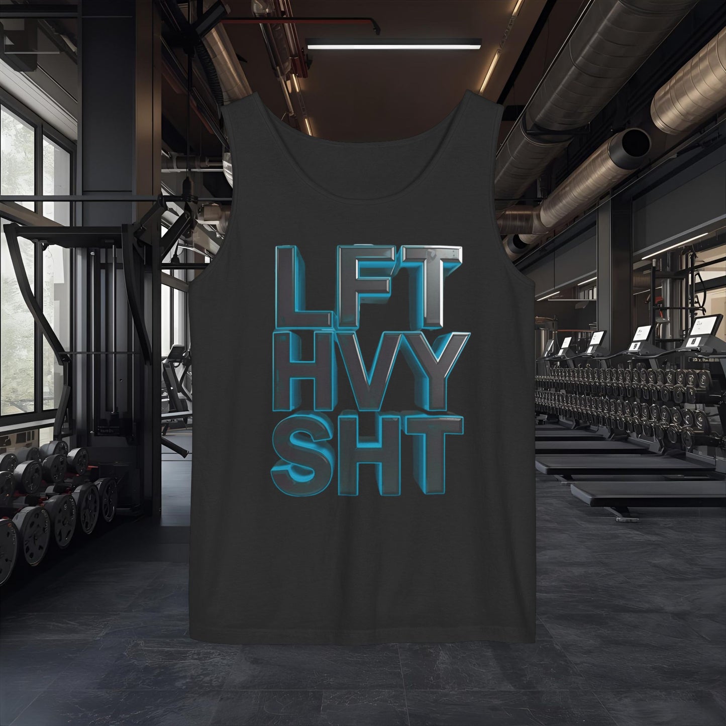 Lift Heavy Shit - LFT HVY SHT - Tank Top - Gym Workout Fitness Tank - Unisex XS-2XL