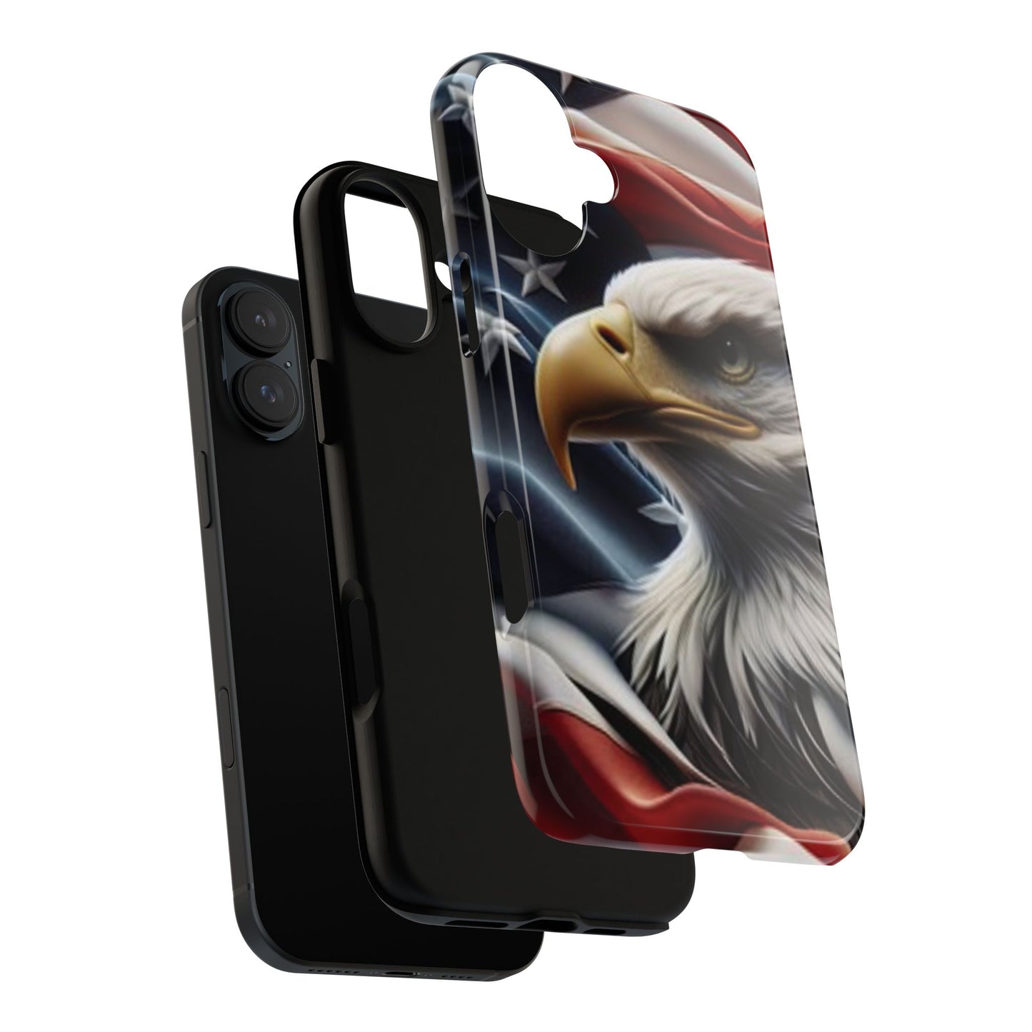 Patriotic Eagle Phone Case | Tough Cases for Nature Lovers, Gift for Veterans, Independence Day, Memorial Day