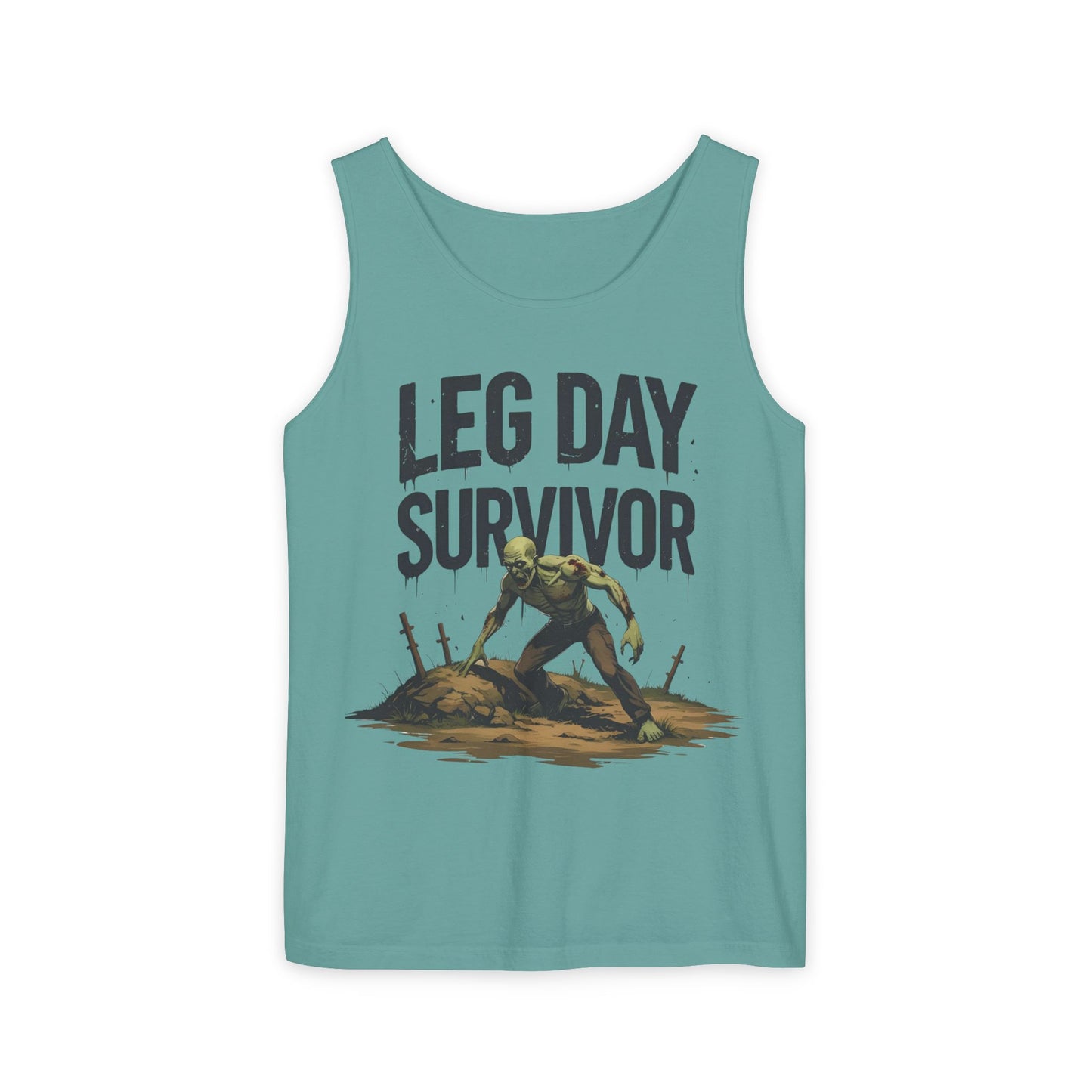 Leg Day Survivor Tank Top - Unisex Fitness Apparel, Gym Gear, Workout Clothing, Workout Gift, Funny Fitness Tee