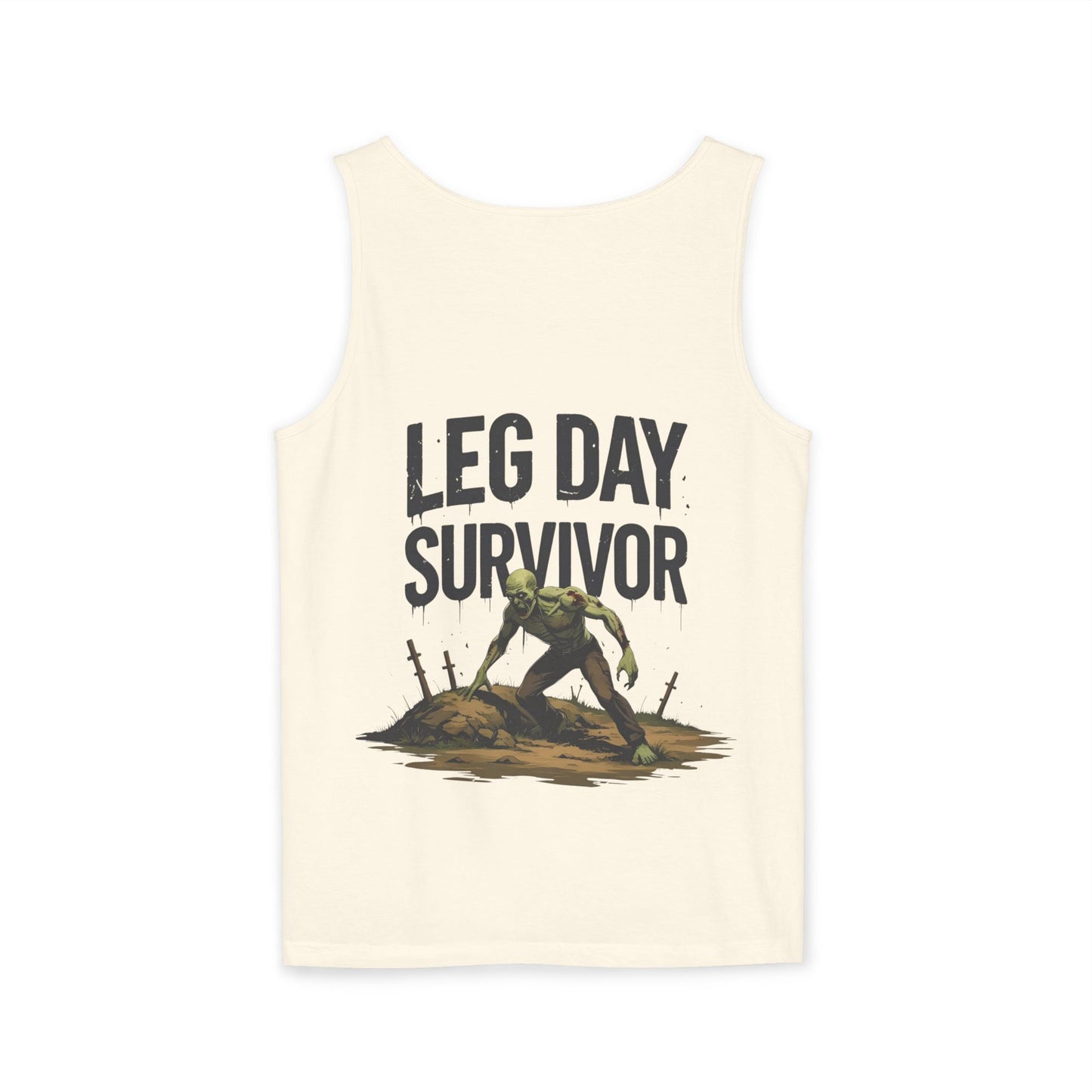 Leg Day Survivor Tank Top - Unisex Fitness Apparel, Gym Gear, Workout Clothing, Workout Gift, Funny Fitness Tee