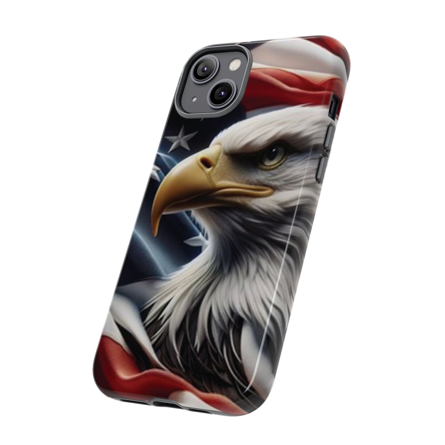 Patriotic Eagle Phone Case | Tough Cases for Nature Lovers, Gift for Veterans, Independence Day, Memorial Day