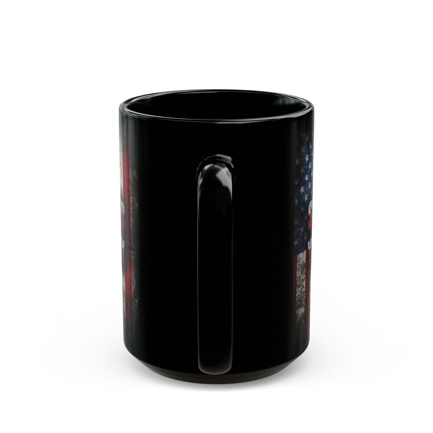 Stronger Than Yesterday Mug - Motivational Patriotic Mug | Ideal Gift for Veterans, Independence Day, Fitness Enthusiasts, Coffee Lovers, Black Mug (11oz, 15oz)
