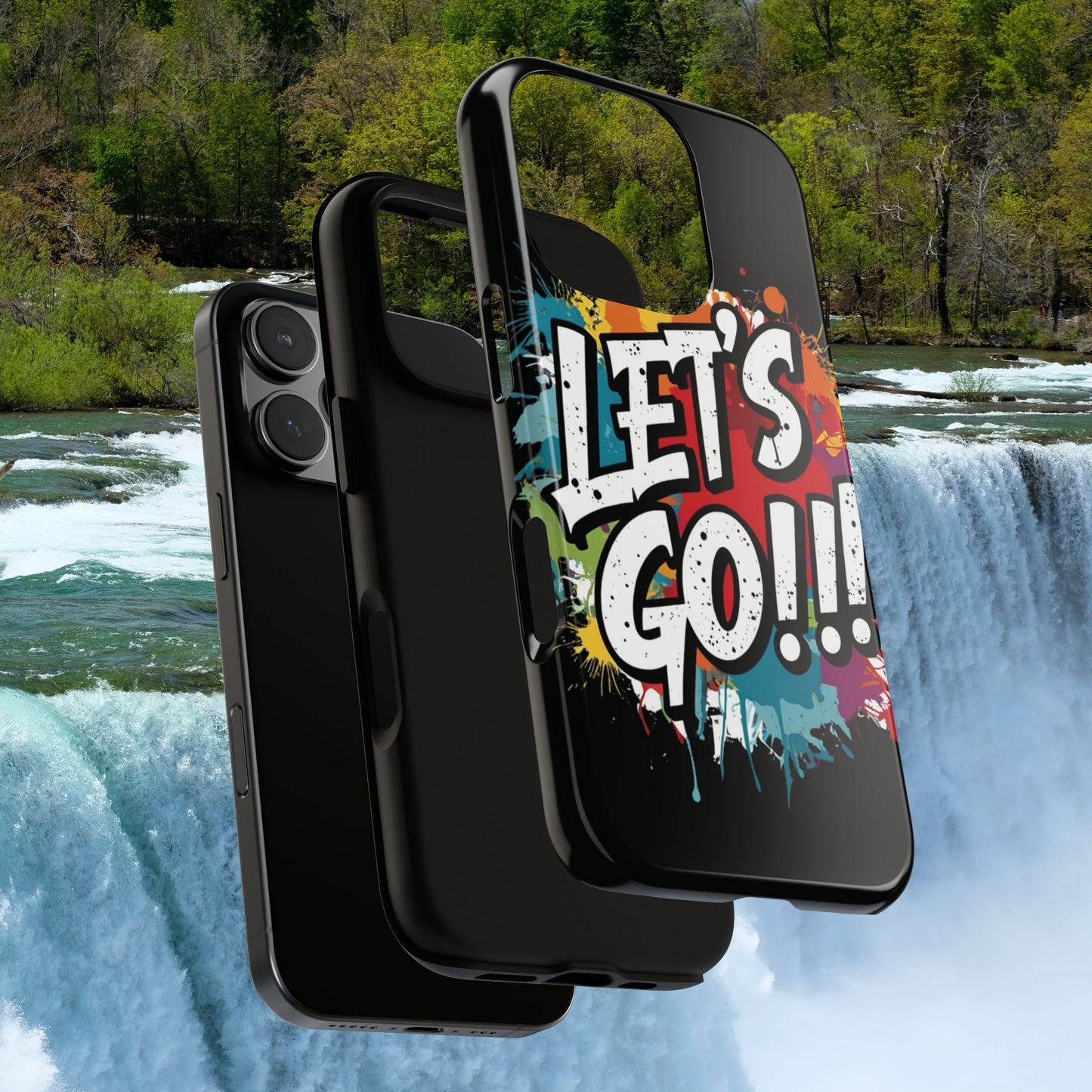 π₯Phone Case π₯ Colorful π₯ Let's Go! π₯ Tough Phone Case π₯ Vibrant Design π₯ iPhones 15 & 16 π₯ Birthday Gift π₯