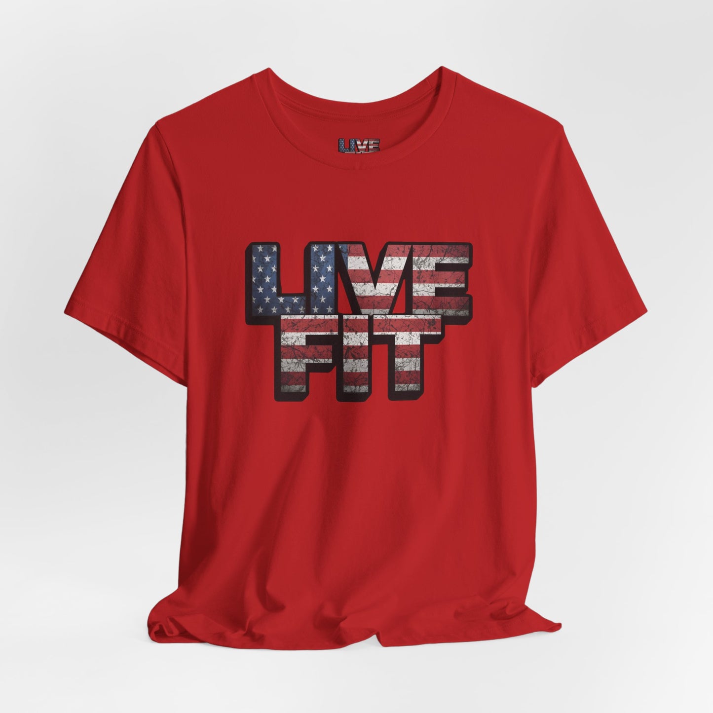 Unisex Graphic Tee - Patriotic Tee - American Flag - Red White Blue - Fitness Shirt - Workout Top - Casual Apparel for Independence Day - XS-4XL -
