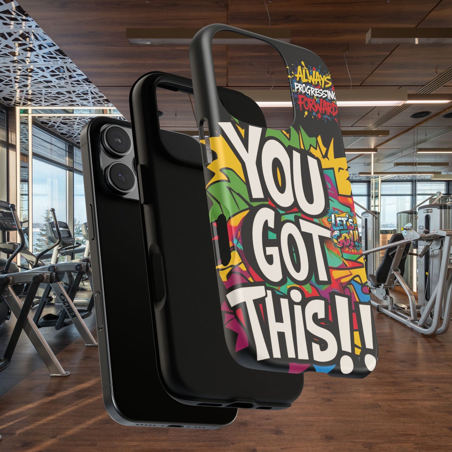 Vibrant Motivational Tough Cell Phone Cases