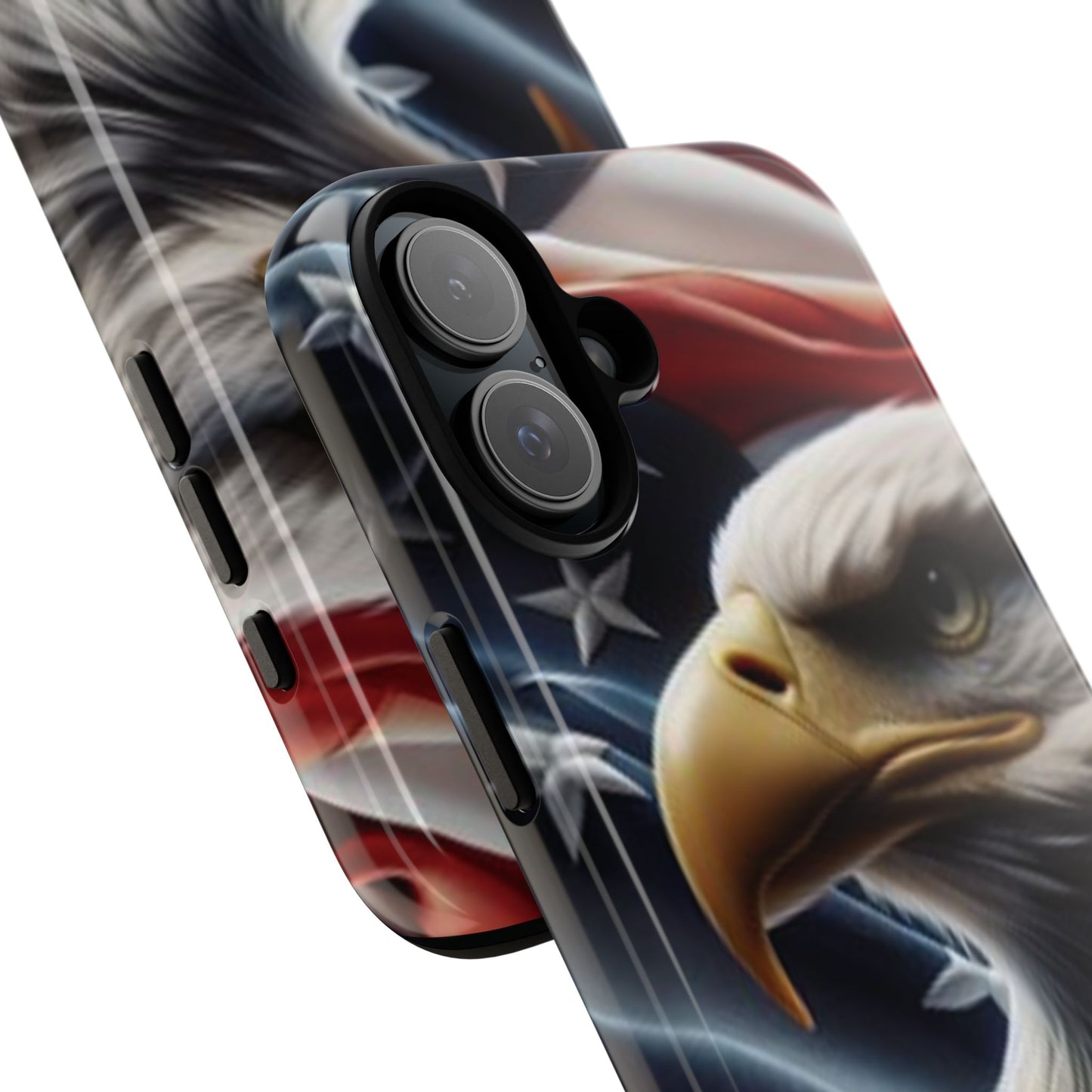 Patriotic Eagle Phone Case | Tough Cases for Nature Lovers, Gift for Veterans, Independence Day, Memorial Day