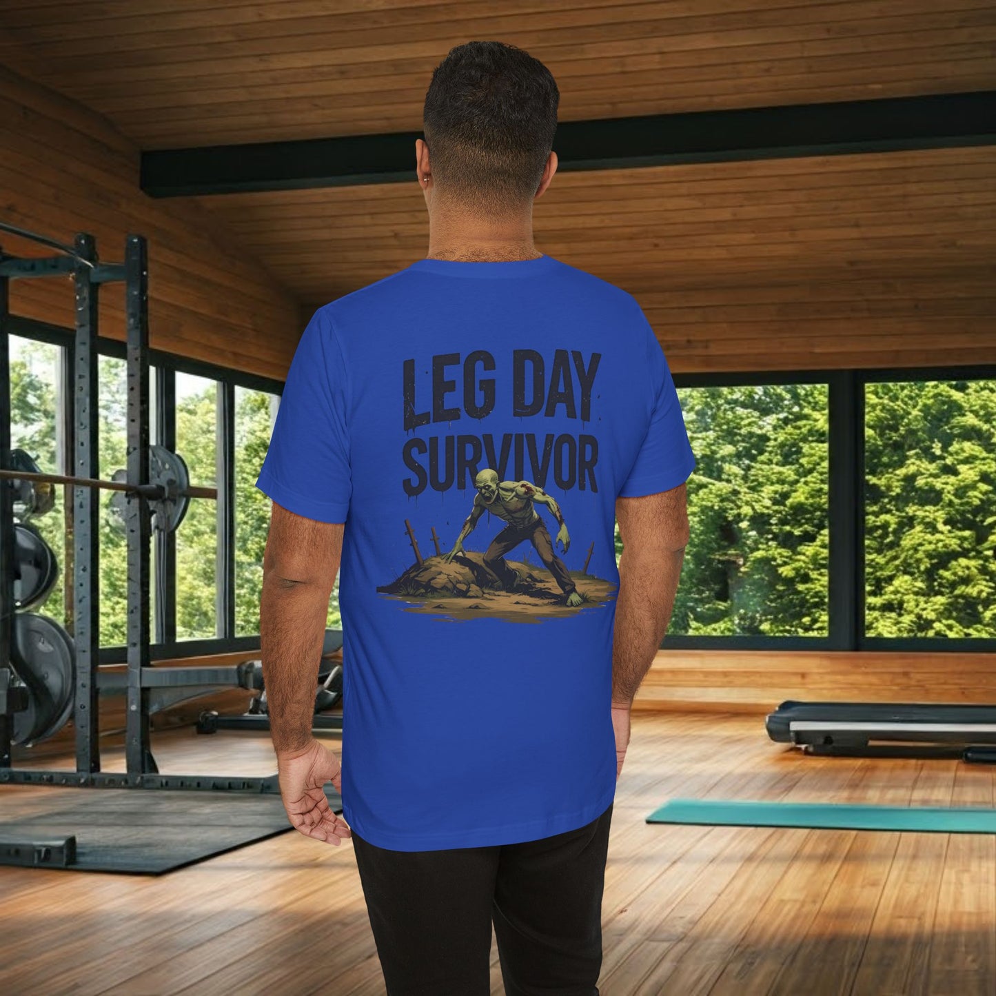 Leg Day Survivor Tee, Fitness Shirt, Workout Apparel, Gym Gift, Unisex Graphic Tee