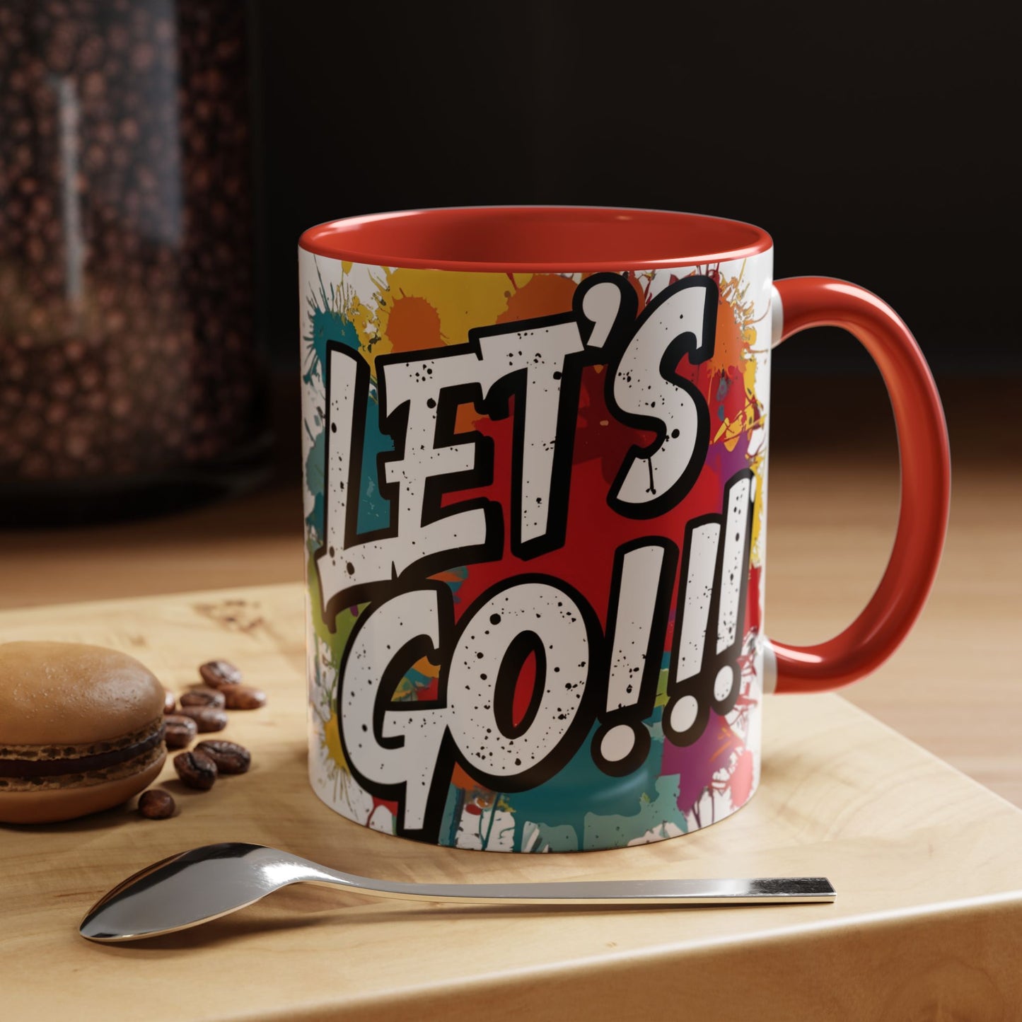 💥Vibrant 💥 Motivational 💥 Ceramic 💥 Coffee Mug 💥 Let's Go! 💥 Never or Now💥 Sizes 11oz 15oz💥 8 Different Colors To Choose From💥