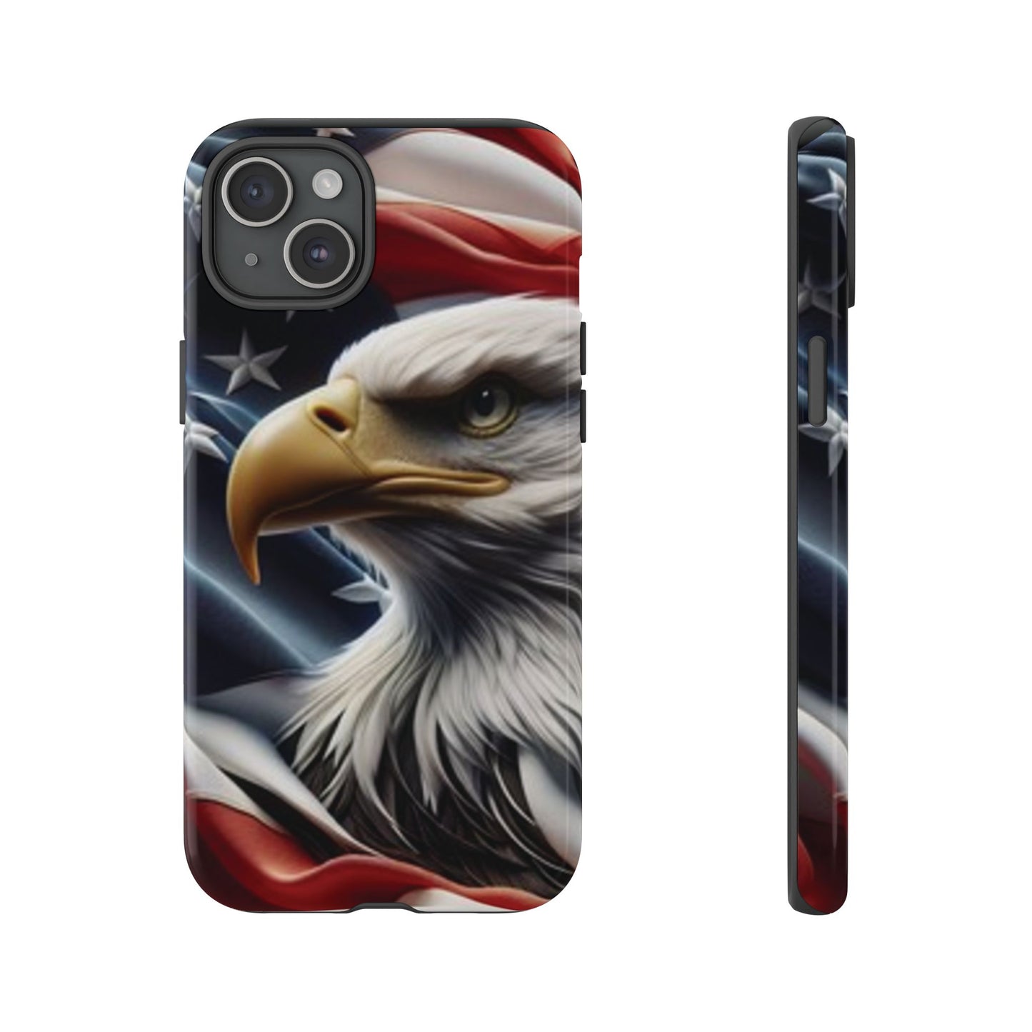 Patriotic Eagle Phone Case | Tough Cases for Nature Lovers, Gift for Veterans, Independence Day, Memorial Day
