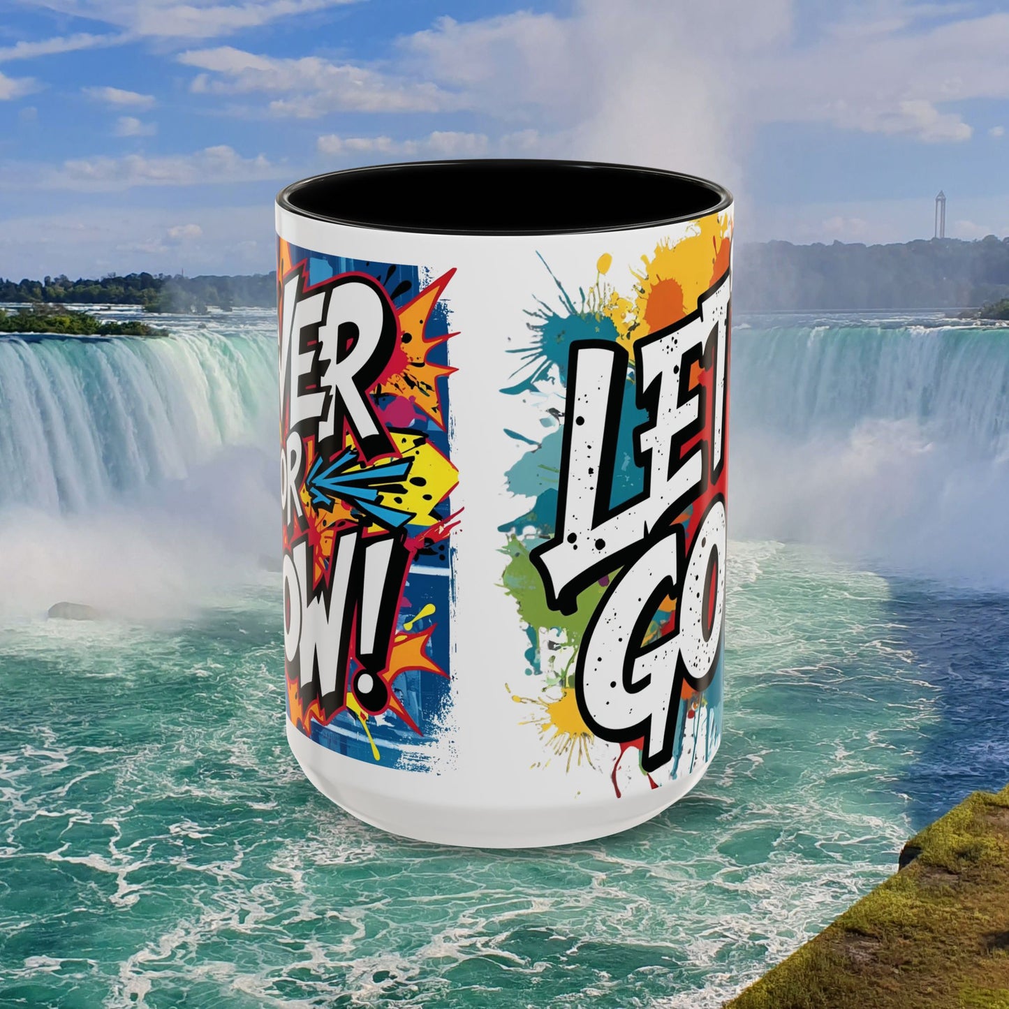 💥Vibrant 💥 Motivational 💥 Ceramic 💥 Coffee Mug 💥 Let's Go! 💥 Never or Now💥 Sizes 11oz 15oz💥 8 Different Colors To Choose From💥