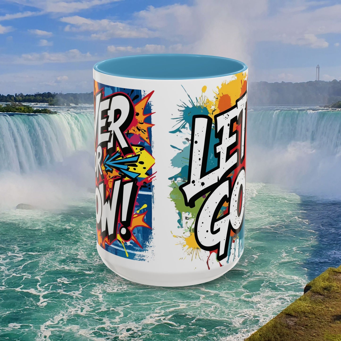 💥Vibrant 💥 Motivational 💥 Ceramic 💥 Coffee Mug 💥 Let's Go! 💥 Never or Now💥 Sizes 11oz 15oz💥 8 Different Colors To Choose From💥