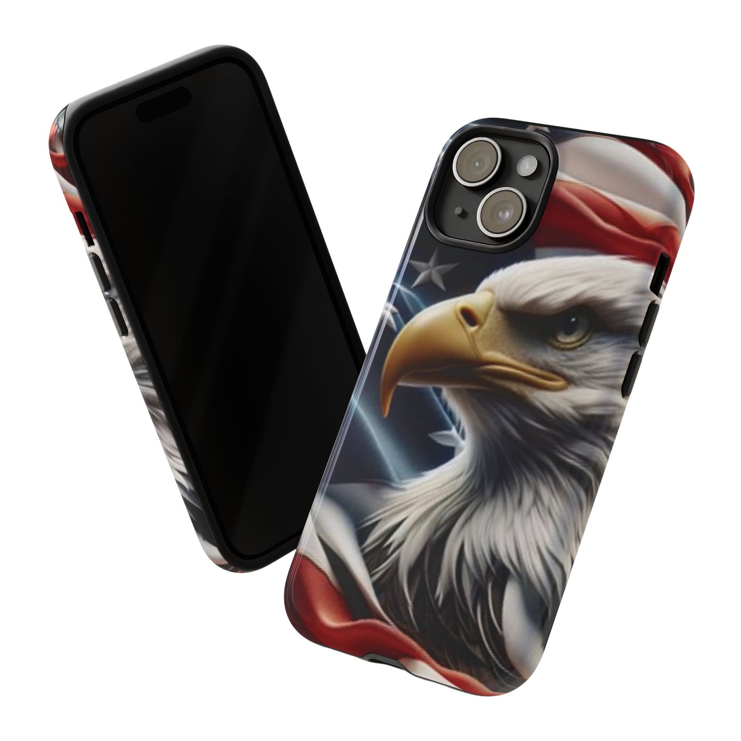 Patriotic Eagle Phone Case | Tough Cases for Nature Lovers, Gift for Veterans, Independence Day, Memorial Day