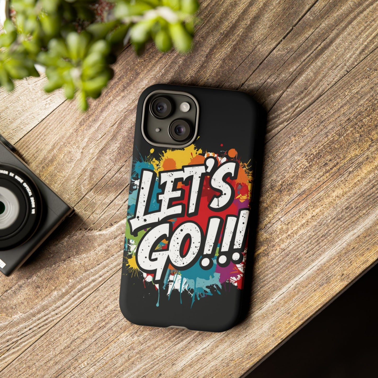 π₯Phone Case π₯ Colorful π₯ Let's Go! π₯ Tough Phone Case π₯ Vibrant Design π₯ iPhones 15 & 16 π₯ Birthday Gift π₯